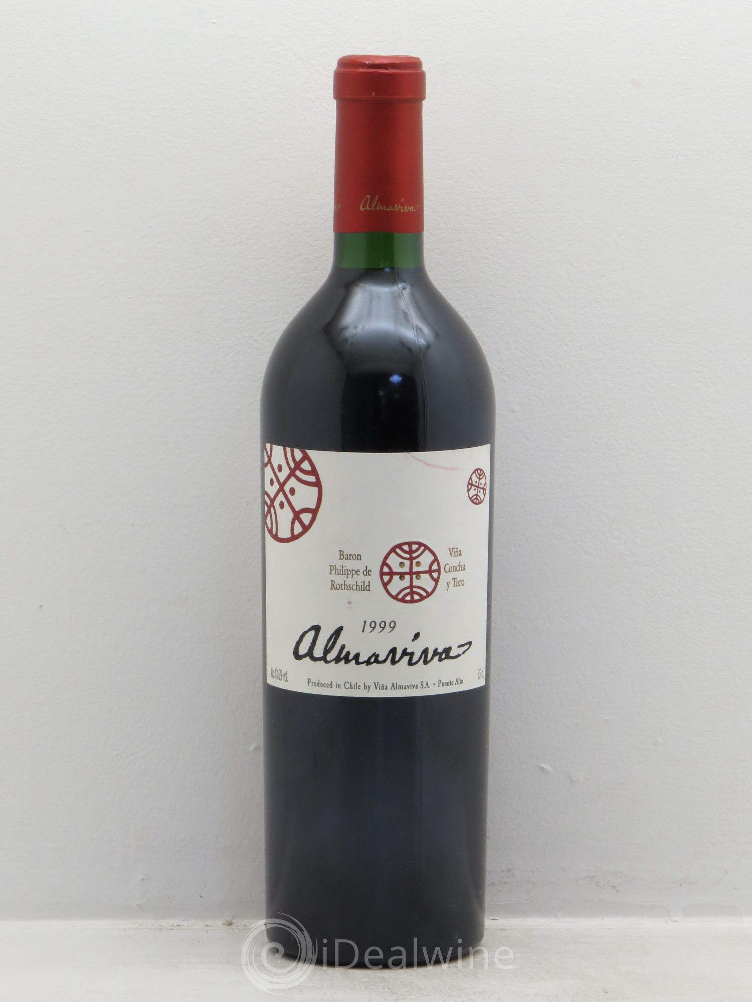 Chili Almaviva Baron P. de Rothschild Concha y Toro 1999 - Lot de 1 bouteille - 0