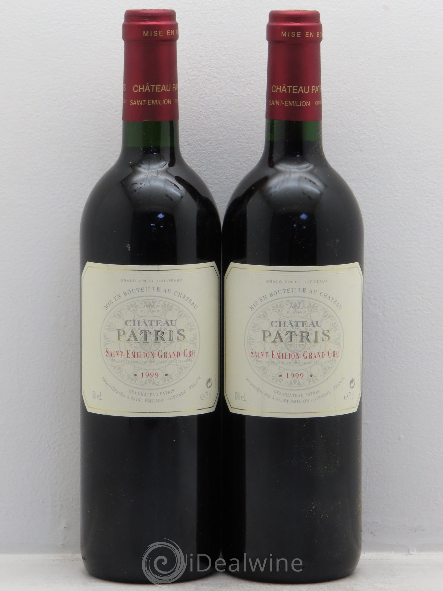Château Patris 1999 - Lot de 2 bouteilles - 0