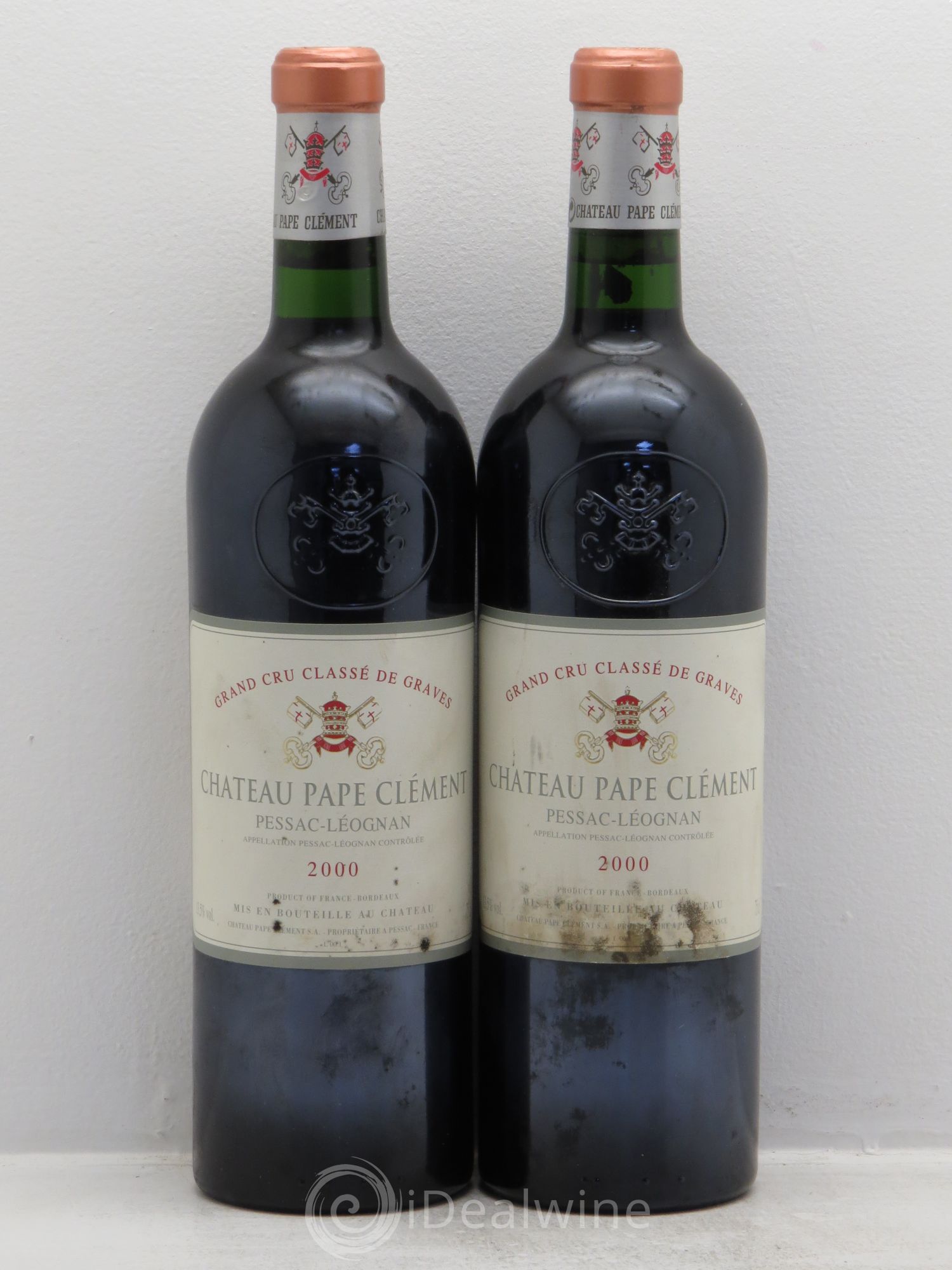Château Pape Clément Cru Classé de Graves 2000 - Lot de 2 bouteilles - 0