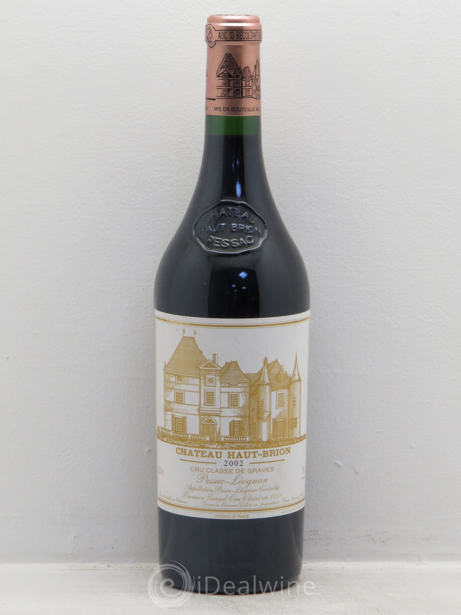 Château Haut Brion 1er Grand Cru Classé 2002 - Lot de 1 bouteille - 0