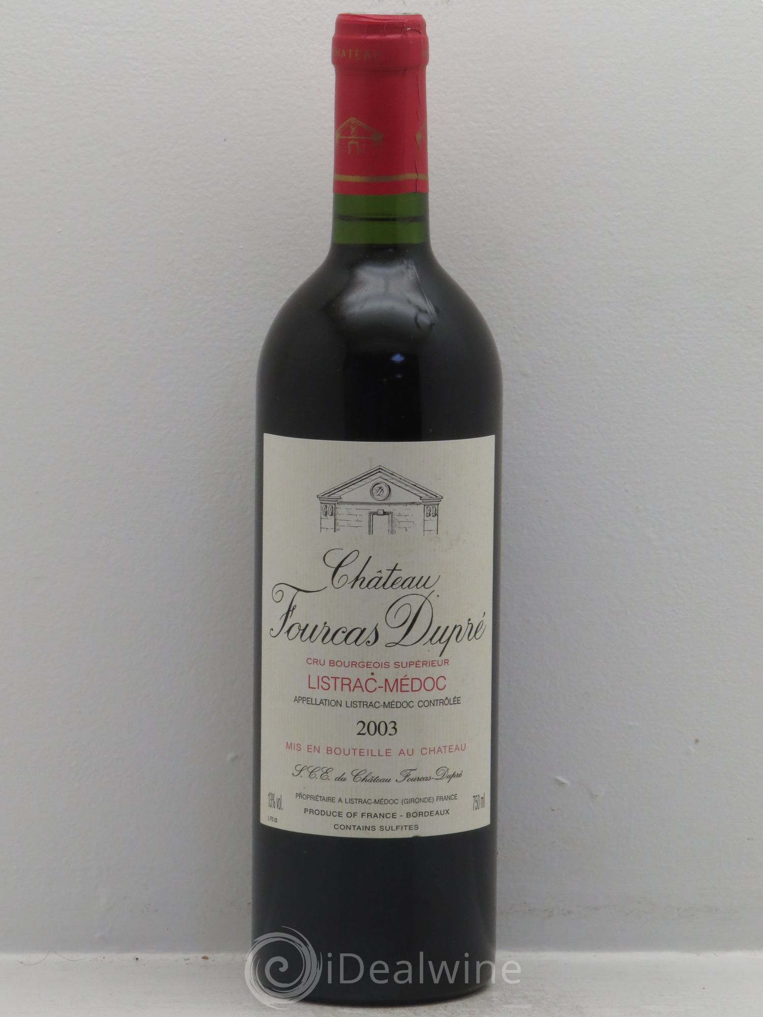 Château Fourcas Dupré 2003 - Lot de 6 bouteilles - 0