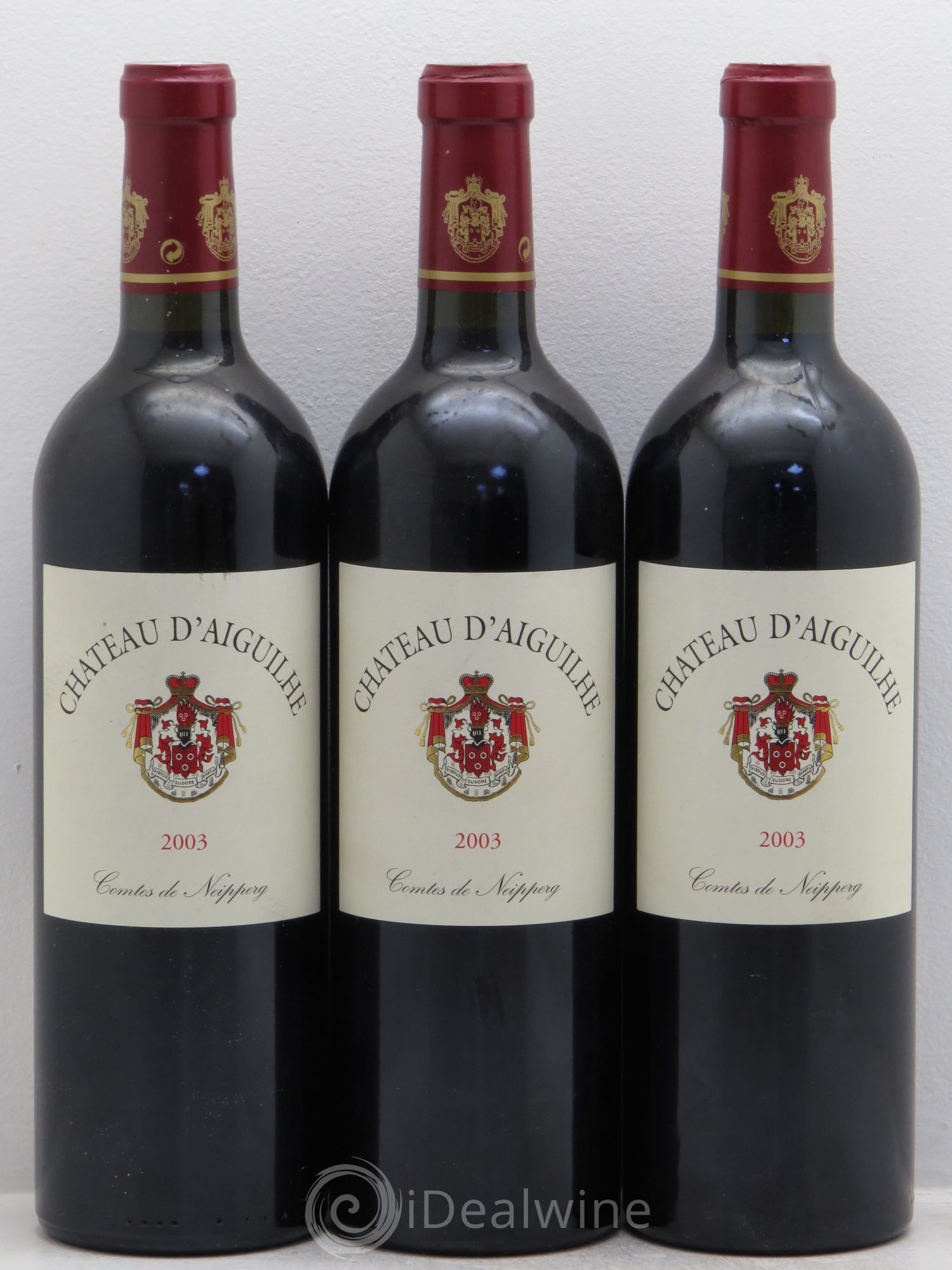 Château d' Aiguilhe 2003 - Lot de 3 bouteilles - 0