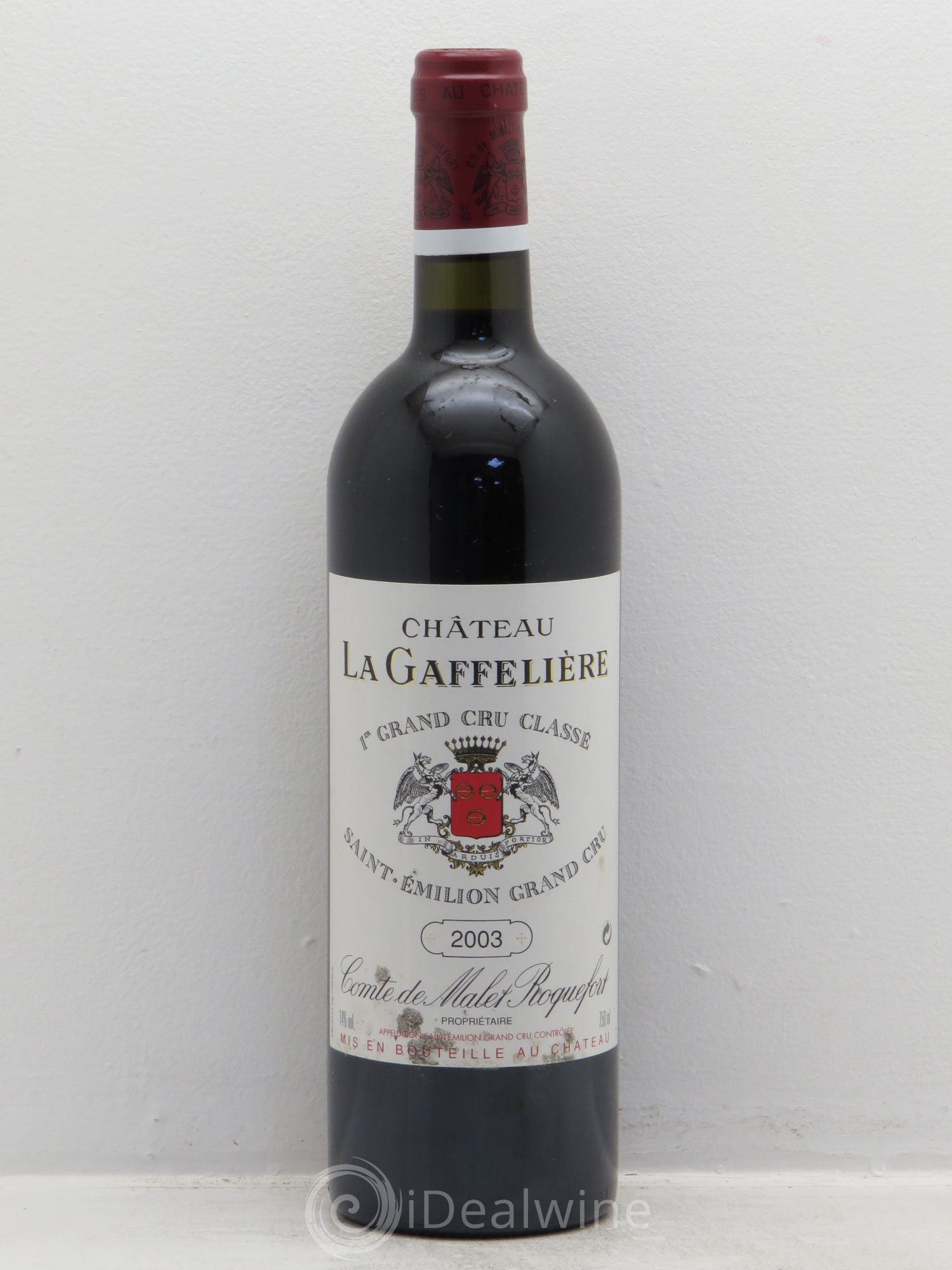 Château la Gaffelière 1er Grand Cru Classé B 2003 - Lot de 1 bouteille - 0