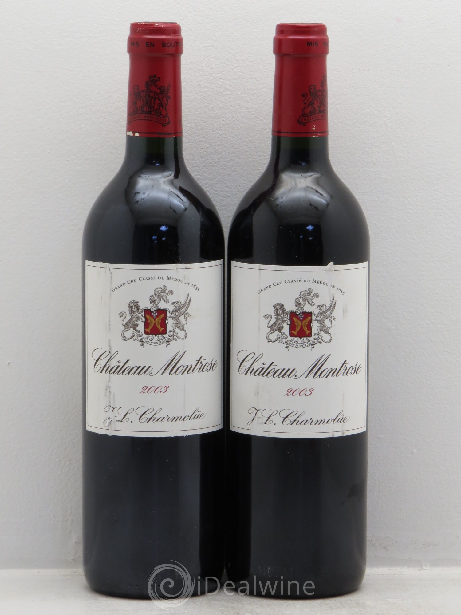 Château Montrose 2ème Grand Cru Classé 2003 - Lot de 2 bouteilles - 0