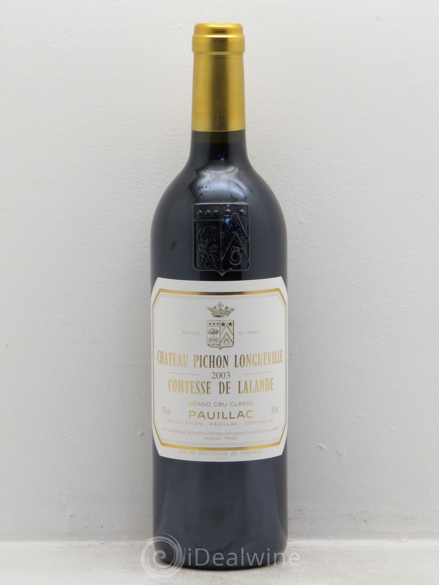 Château Pichon Longueville Comtesse de Lalande 2ème Grand Cru Classé 2003 - Lot de 1 bouteille - 0