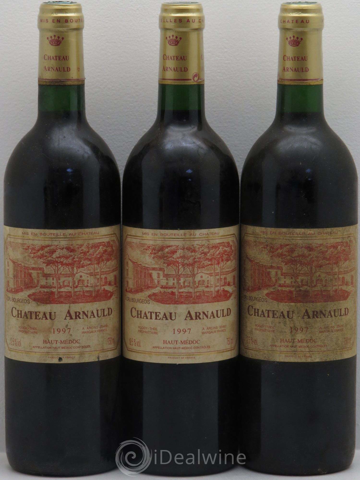 Château Arnauld Cru Bourgeois 1997 - Lot de 3 bouteilles - 0