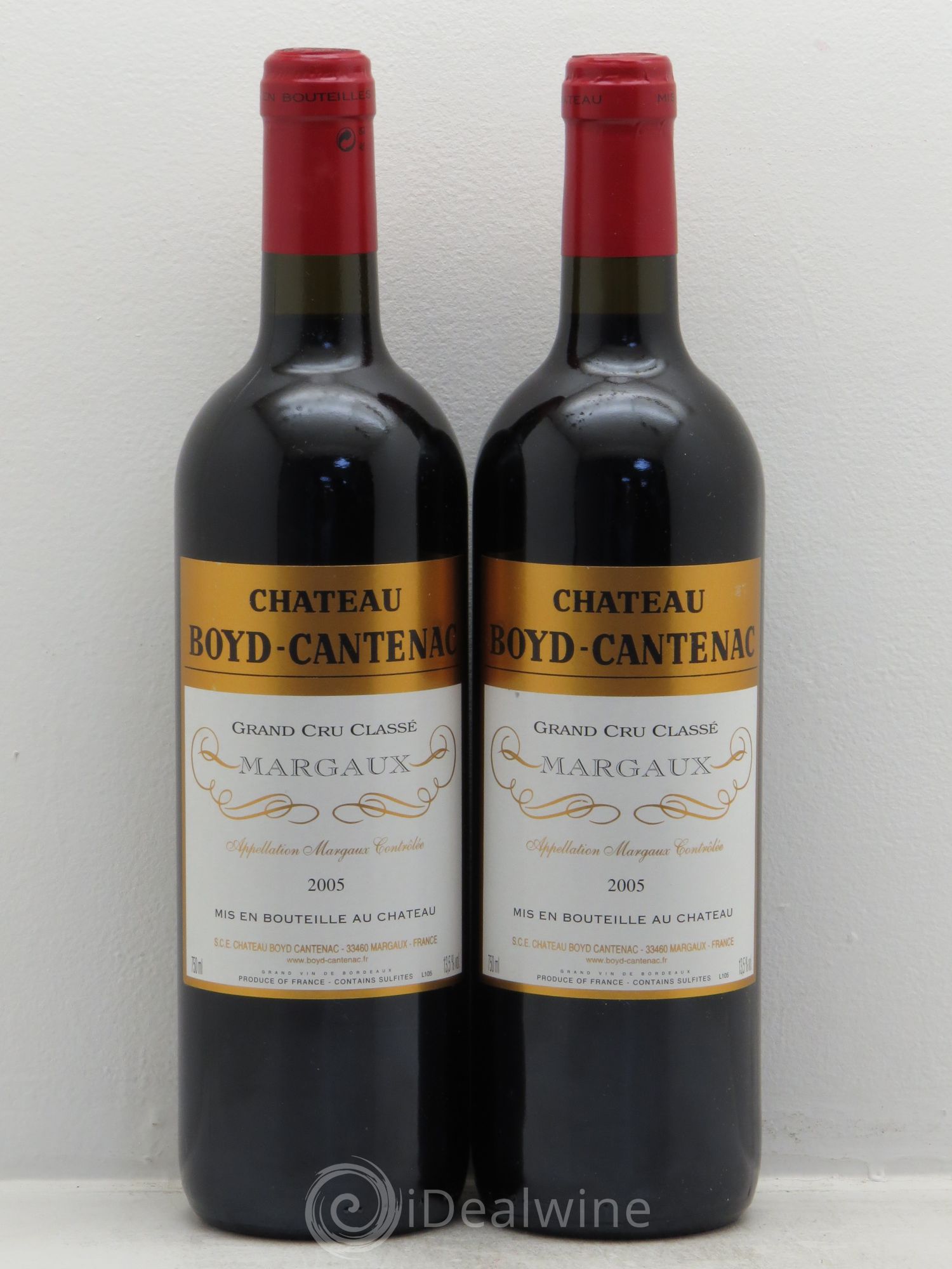 Château Boyd Cantenac 3ème Grand Cru Classé 2005 - Lot de 2 bouteilles - 0