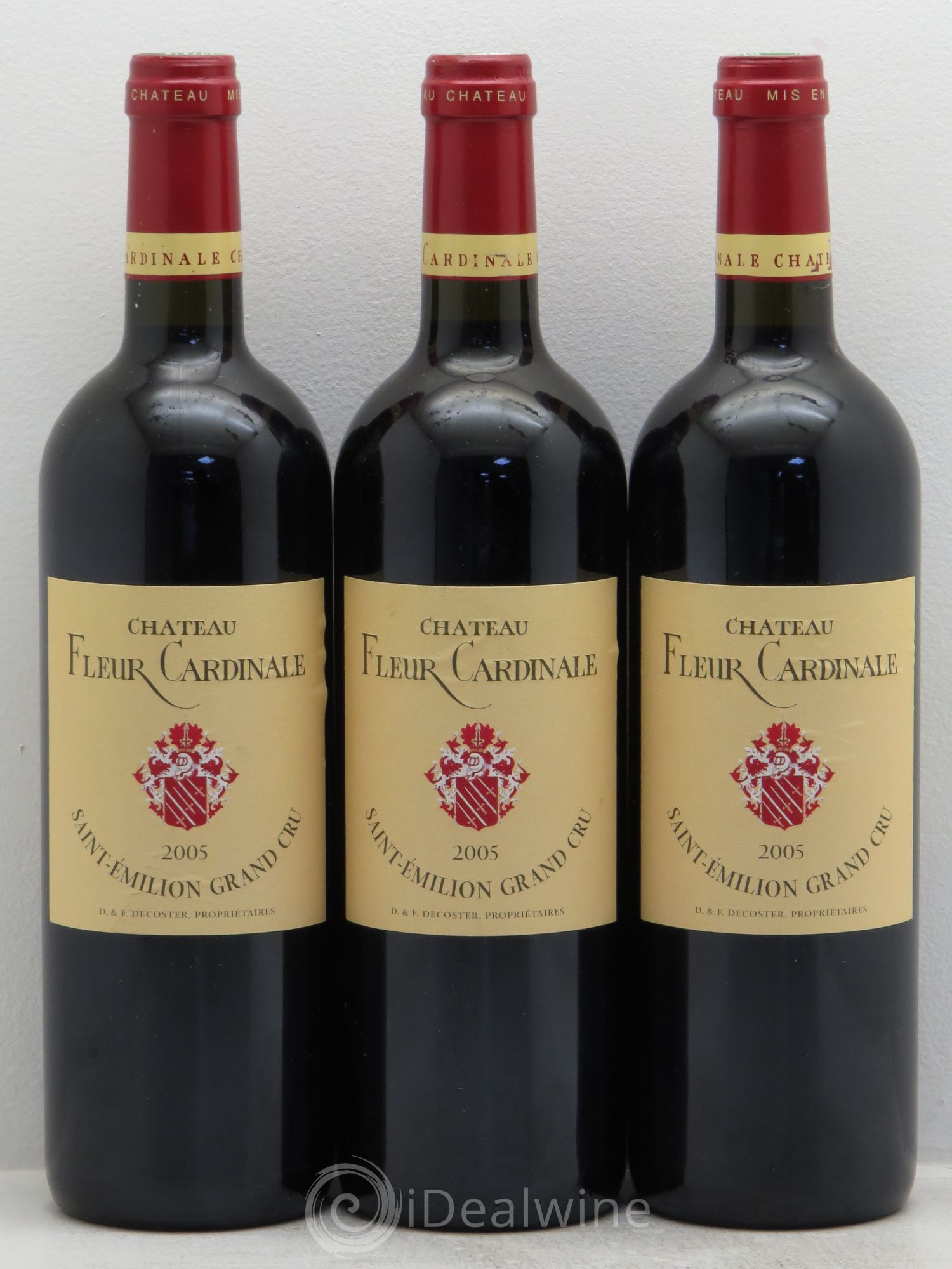 Château Fleur Cardinale Grand Cru Classé 2005 - Lot de 3 bouteilles - 0