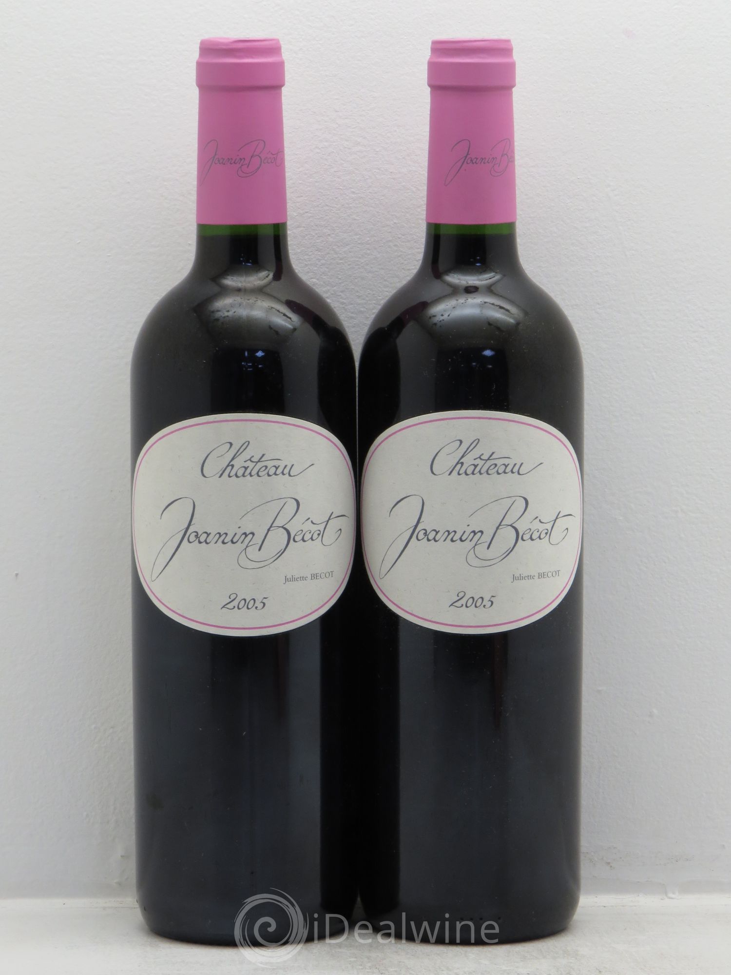 Castillon-Côtes-de-Bordeaux (Côtes-de-Castillon) Joannin Beco 2005 - Posten von 2 Flaschen - 0