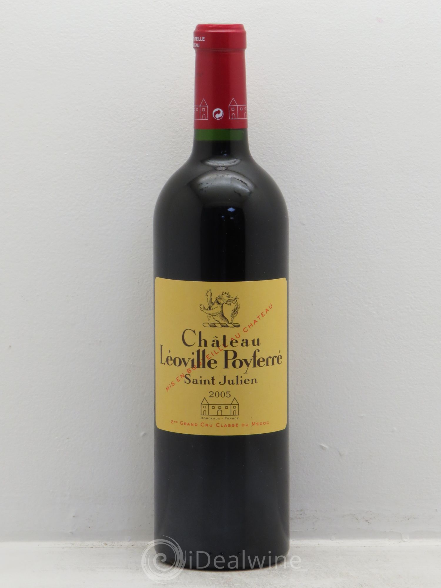 Château Léoville Poyferré 2ème Grand Cru Classé 2005 - Lot de 1 bouteille - 0