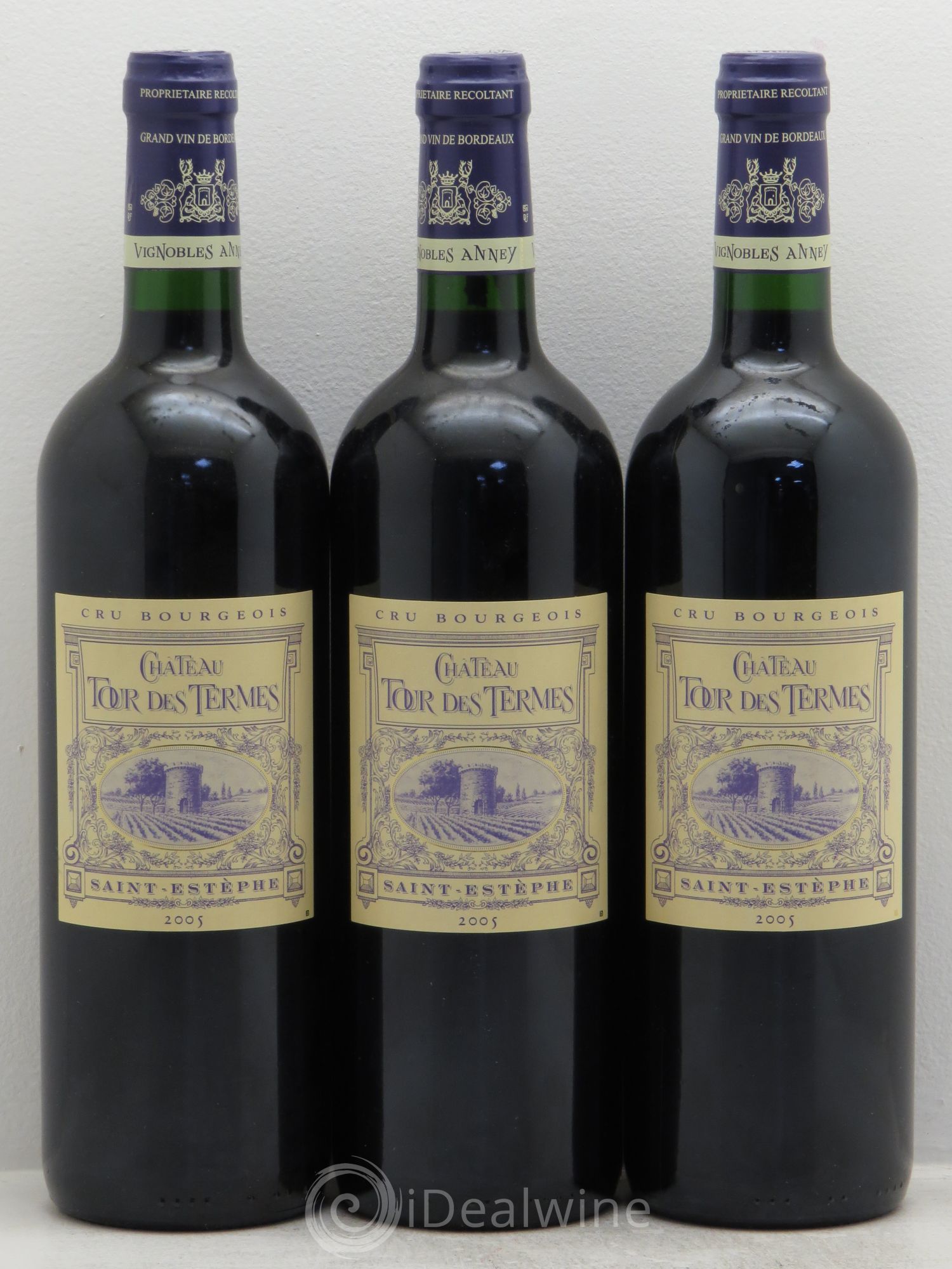Château Tour des Termes Cru Bourgeois 2005 - Lot de 3 bouteilles - 0