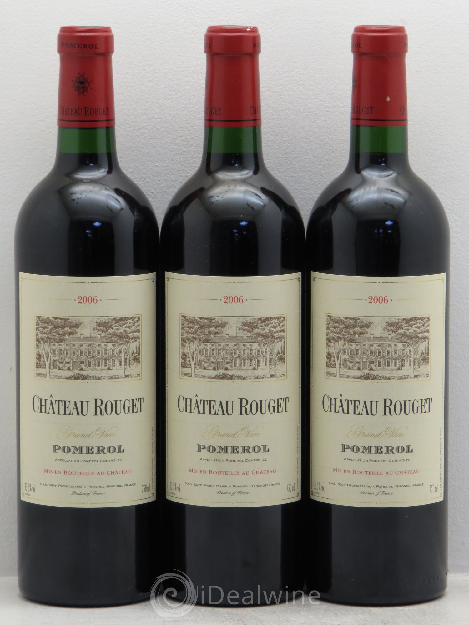 Château Rouget 2006 - Lot de 3 bouteilles - 0