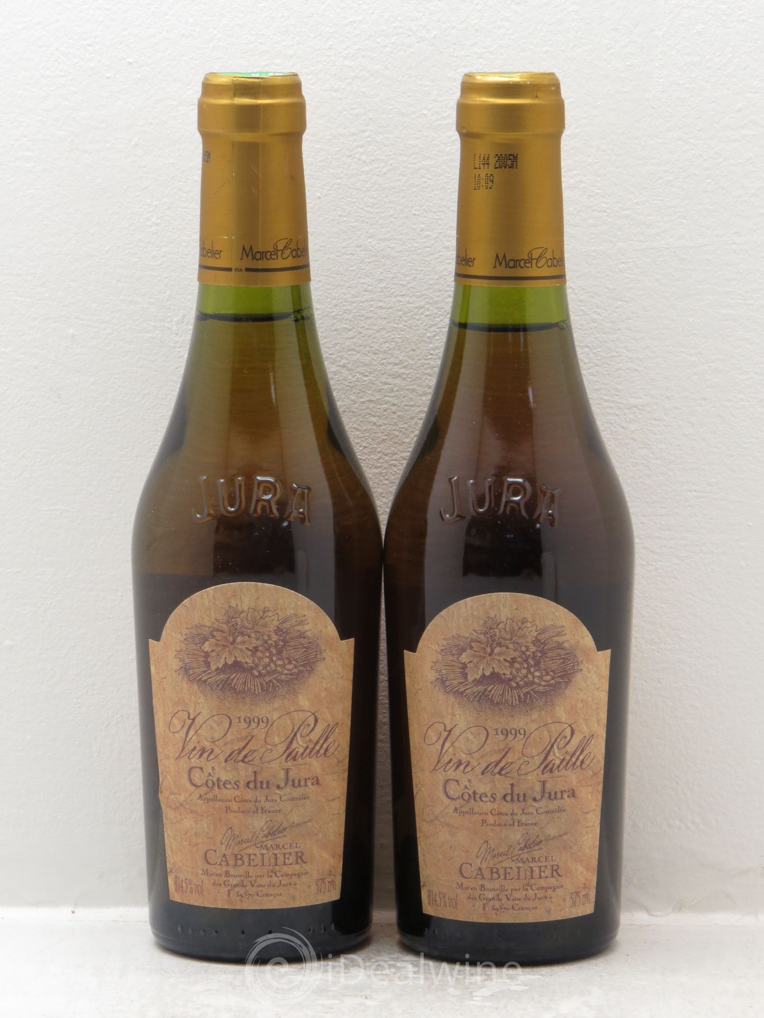 Divers Vin de paille marcel Cabelier 1999 - Posten von 2 Demi-Flaschen - 0