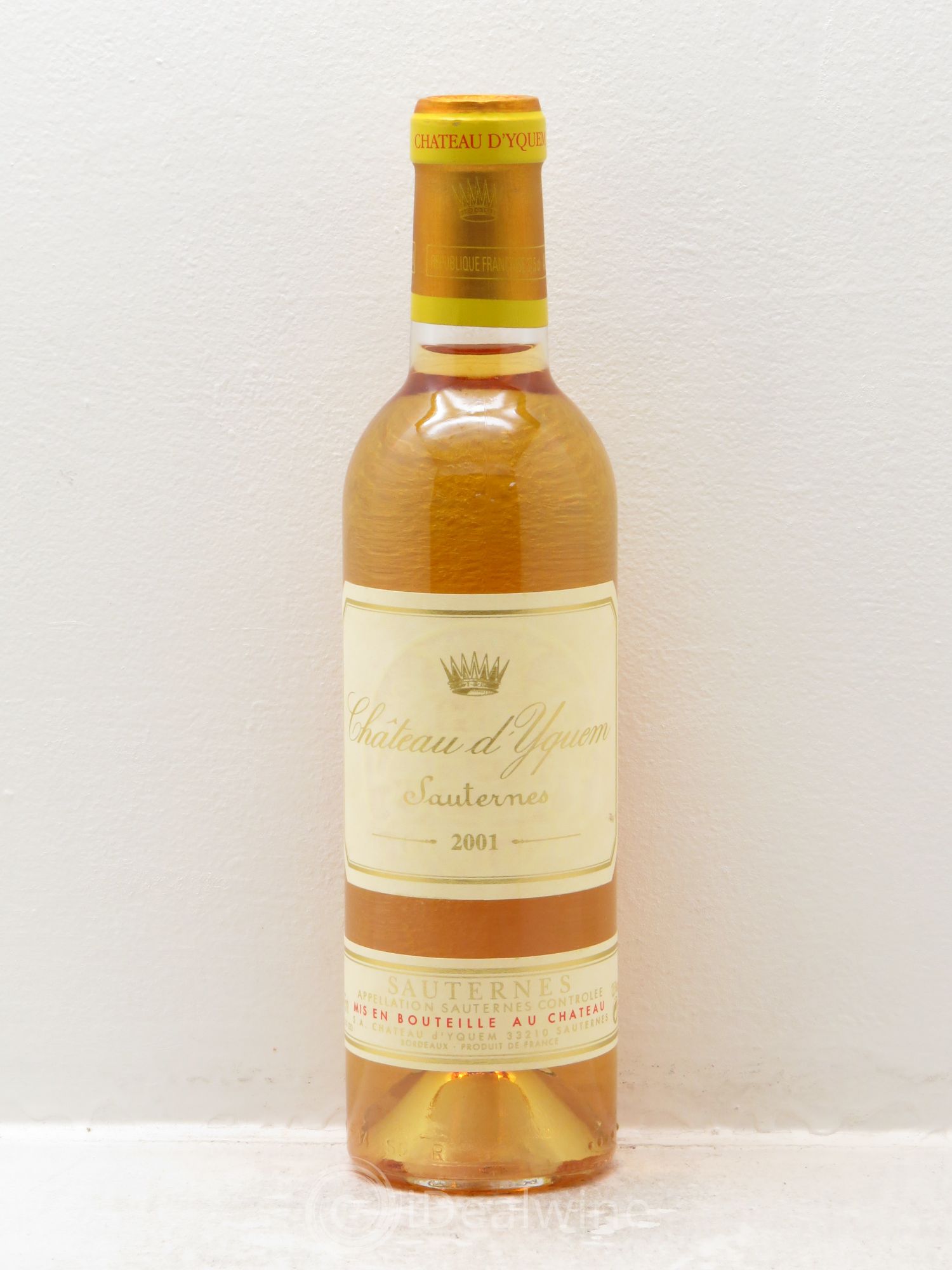 Château d' Yquem 1er Cru Classé Supérieur 2001 - Lotto di 1 mezza bottiglia - 0