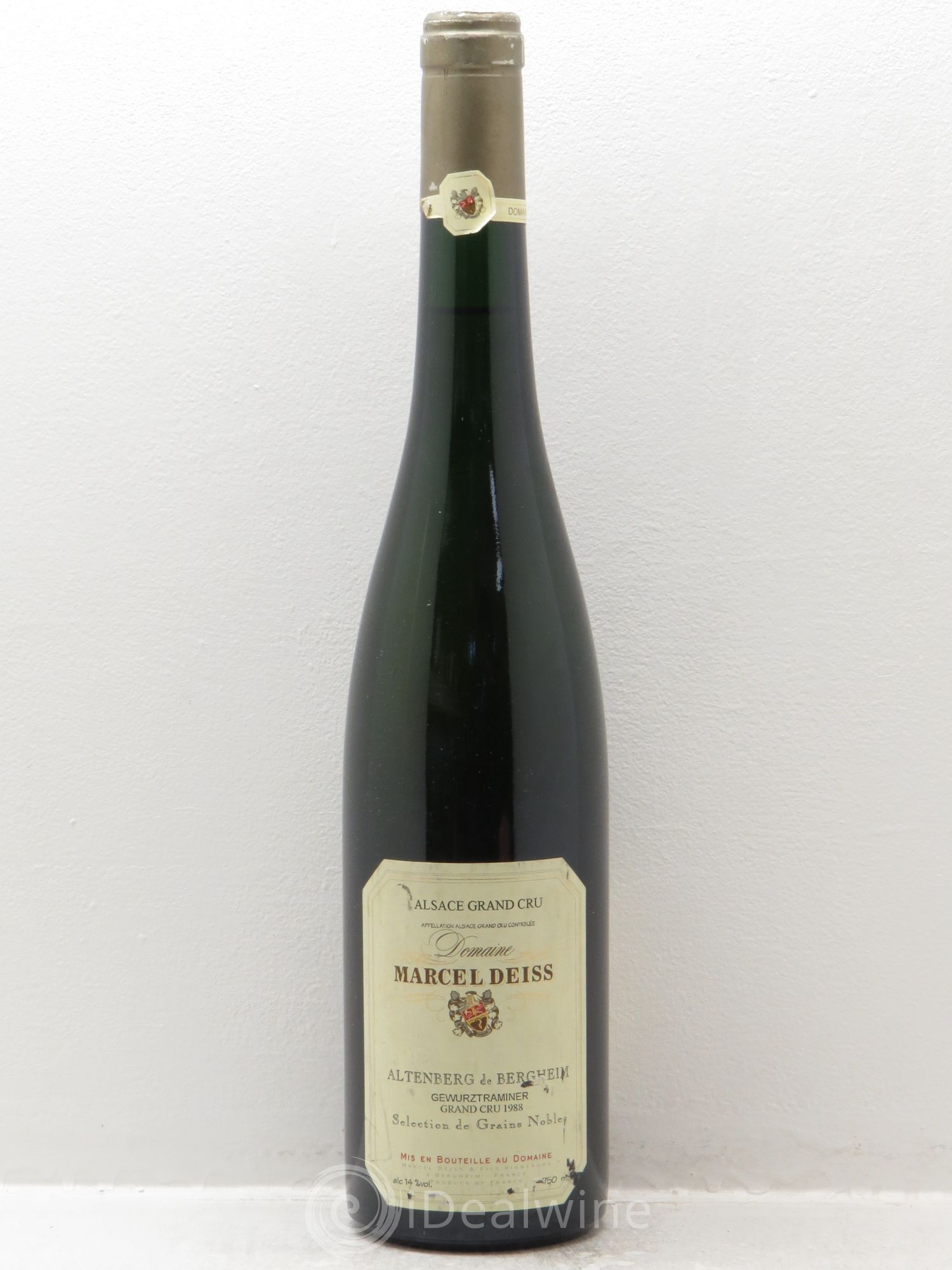 Alsace Gewurztraminer Sélection de Grains Nobles Grand Cru Altenberg de Bergheim Marcel Deiss (Domaine) 1988 - Lotto di 1 bottiglia - 0