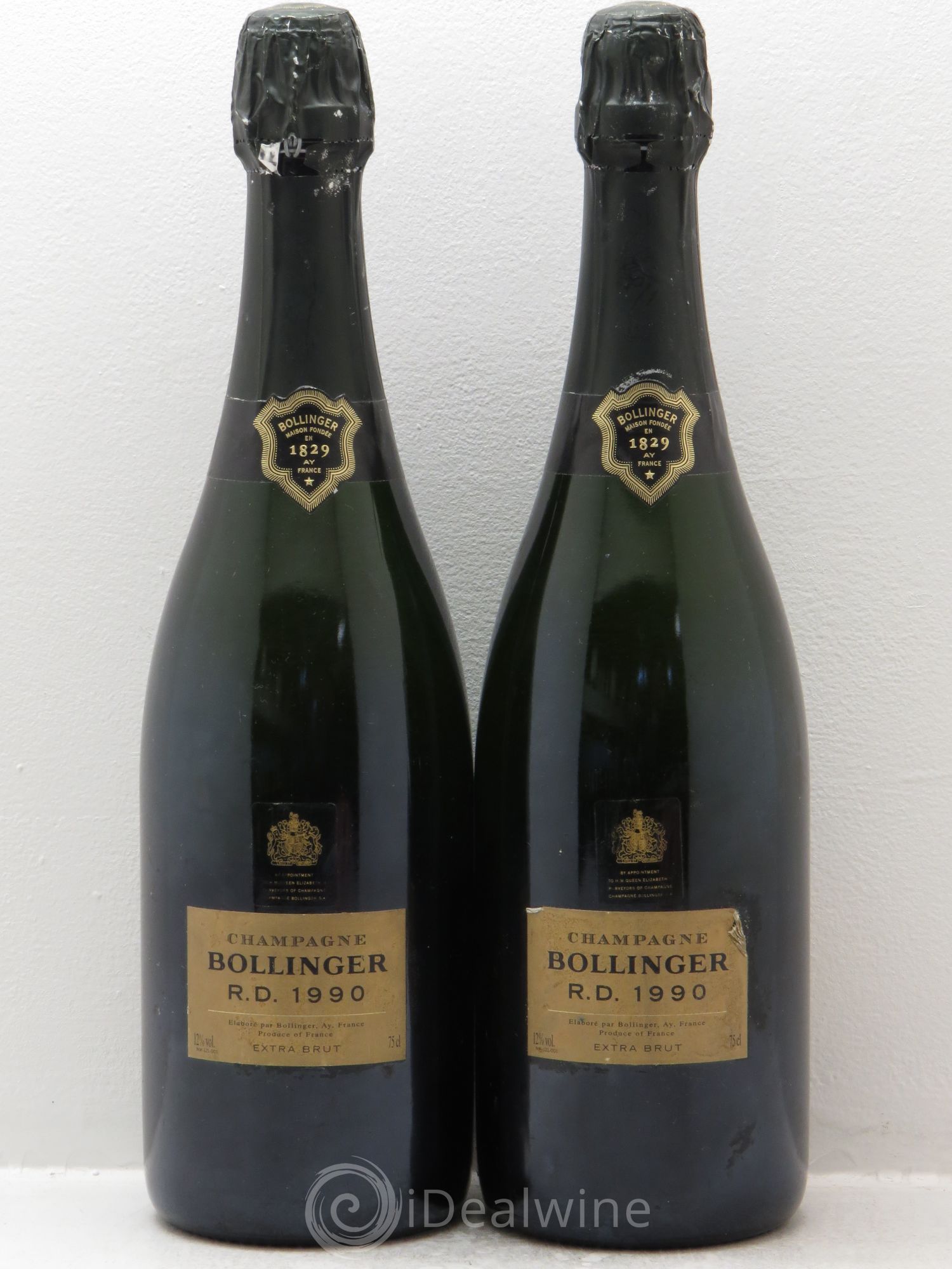R.D. Extra-Brut Bollinger 1990 - Lot de 2 bouteilles - 0