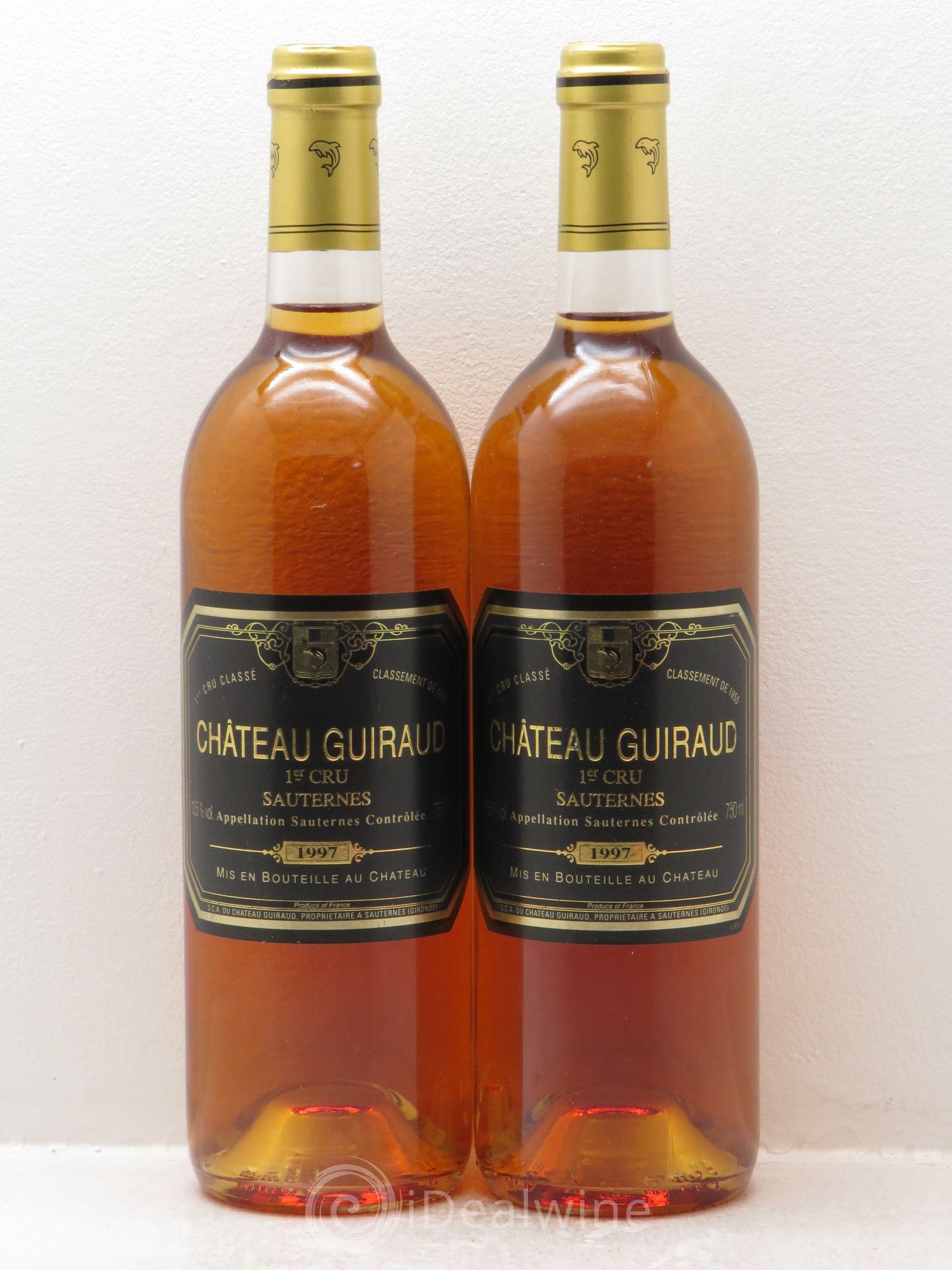 Château Guiraud 1er Grand Cru Classé 1997 - Lotto di 2 bottiglie - 0
