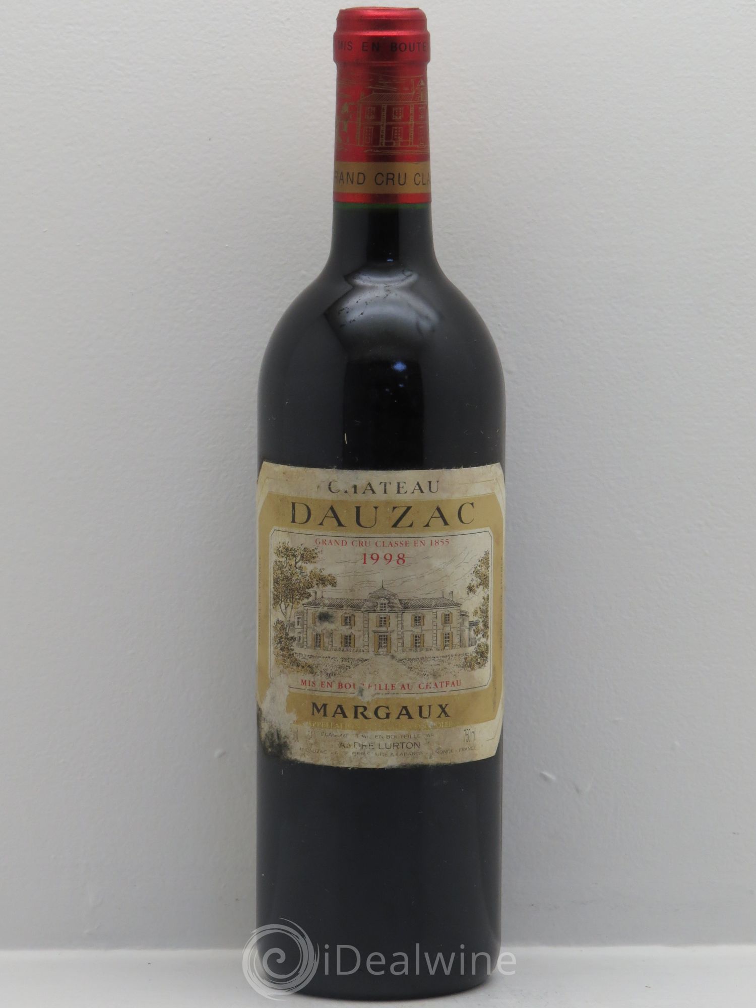 Château Dauzac 5ème Grand Cru Classé 1998 - Lot de 1 bouteille - 0