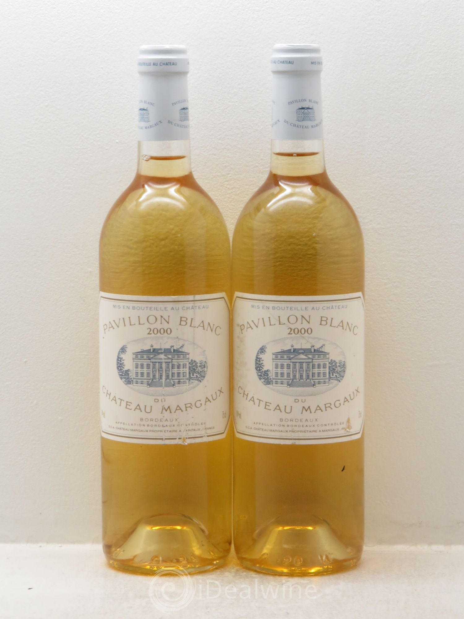Pavillon Blanc du Château Margaux 2000 - Lot de 2 bouteilles - 0