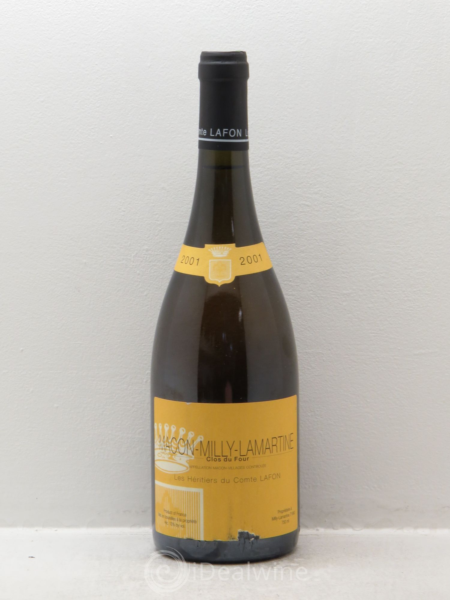 Mâcon Heritiers Comtes Lafon Milly Lamartine Clos du Four 2001 - Posten von 1 Flasche - 0