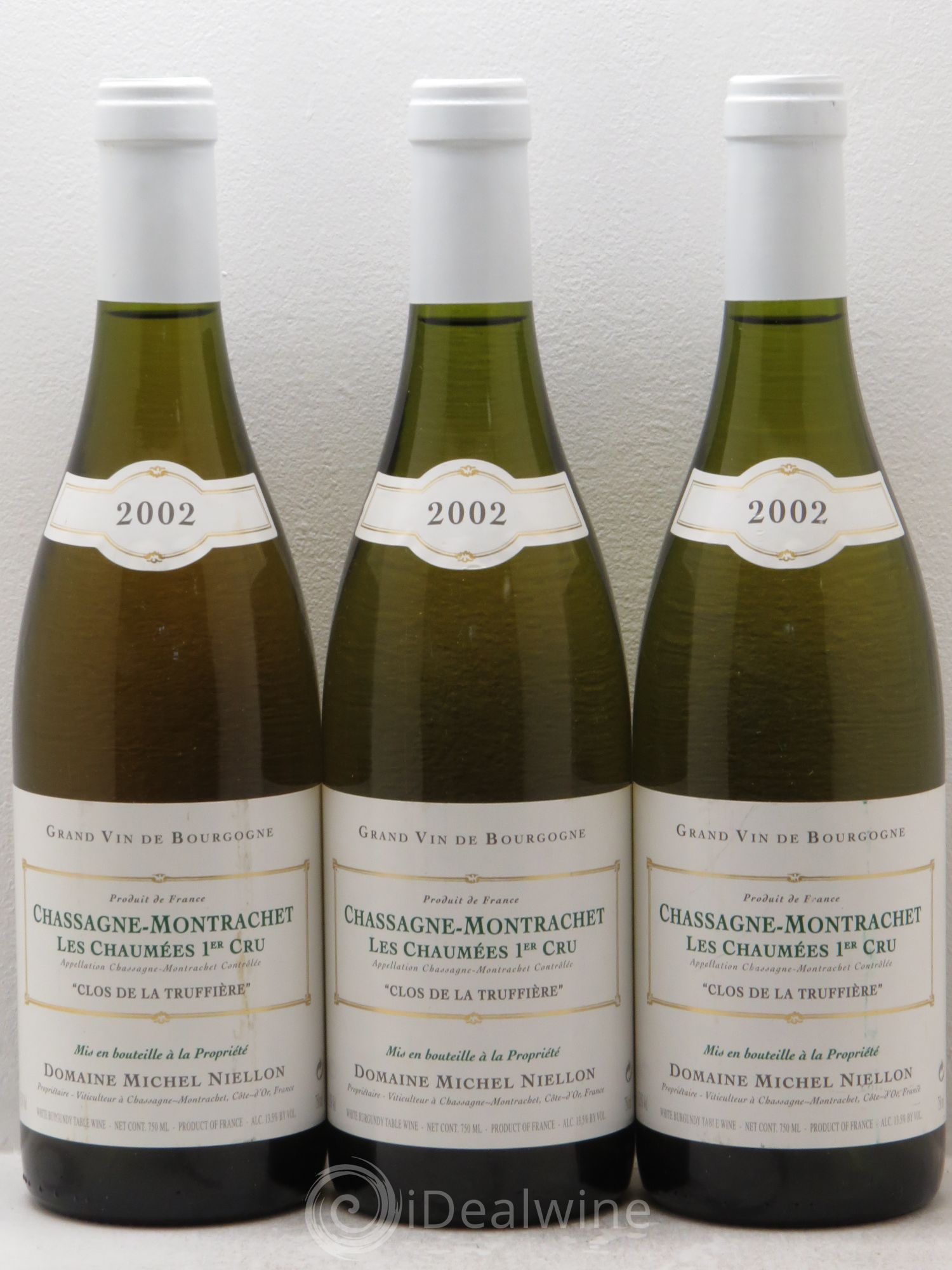 Chassagne-Montrachet 1er Cru 2002 - Posten von 3 Flaschen - 0