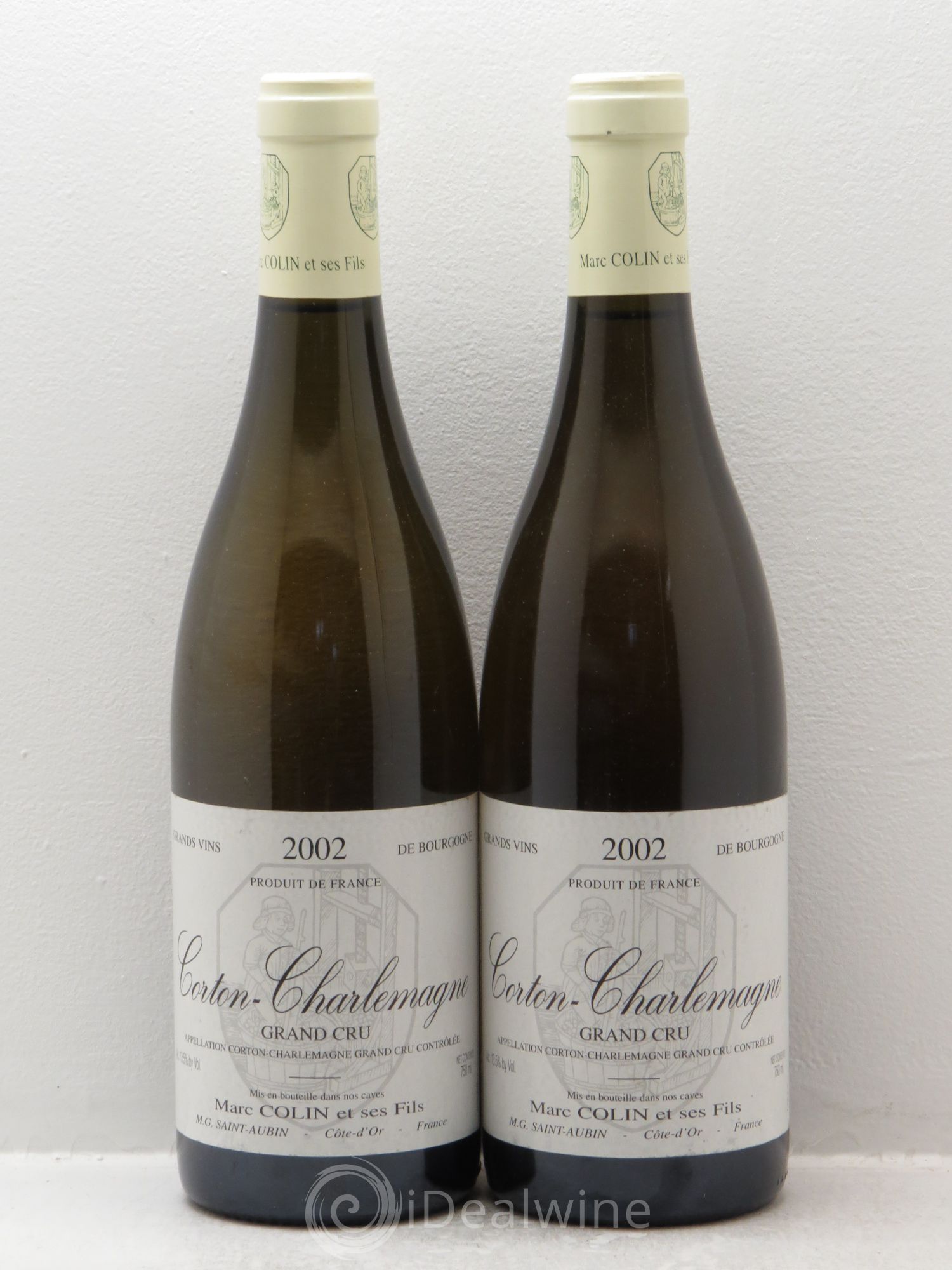 Corton-Charlemagne Grand Cru Marc Colin 2002 - Lot de 2 bouteilles - 0