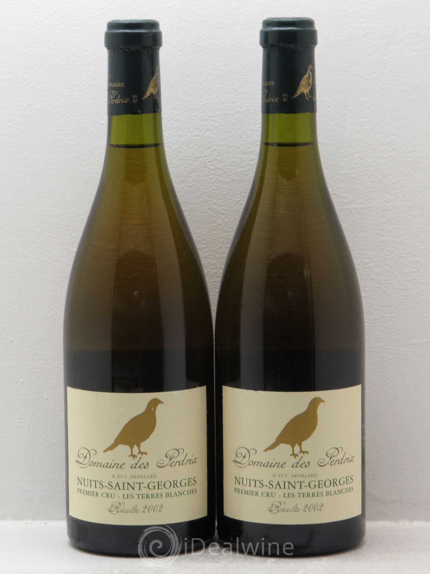 Nuits-Saint-Georges 1er Cru Les Terres Blanches Perdrix (Domaine des) 2002 - Lot de 2 bouteilles - 0