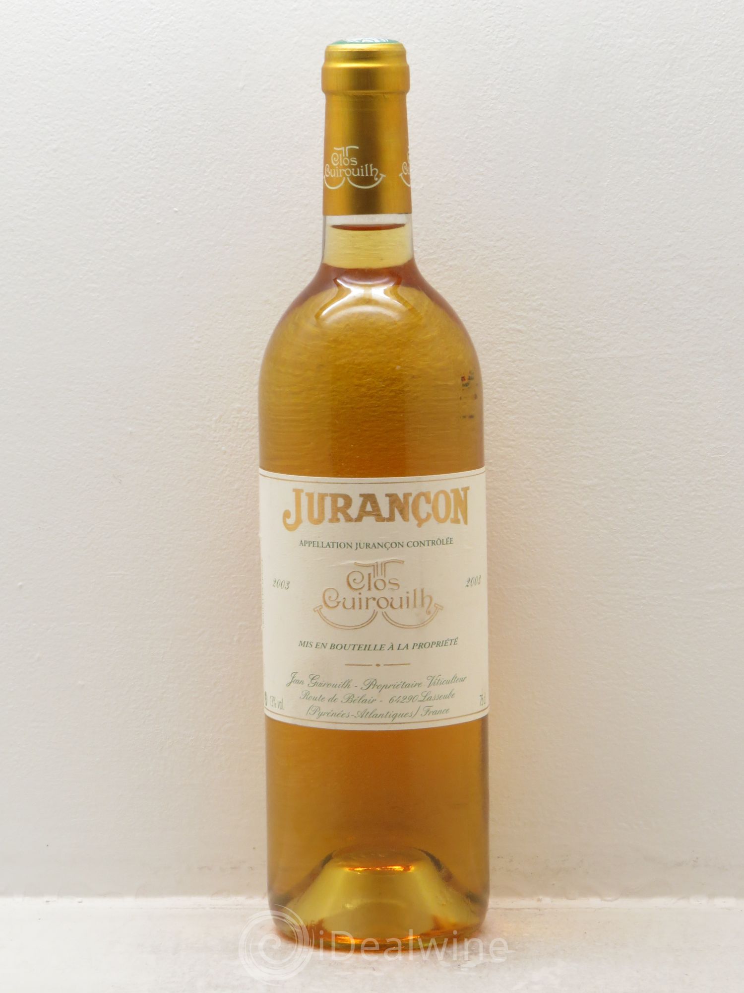Jurançon Clos Guirouilh 2003 - Lotto di 1 bottiglia - 0