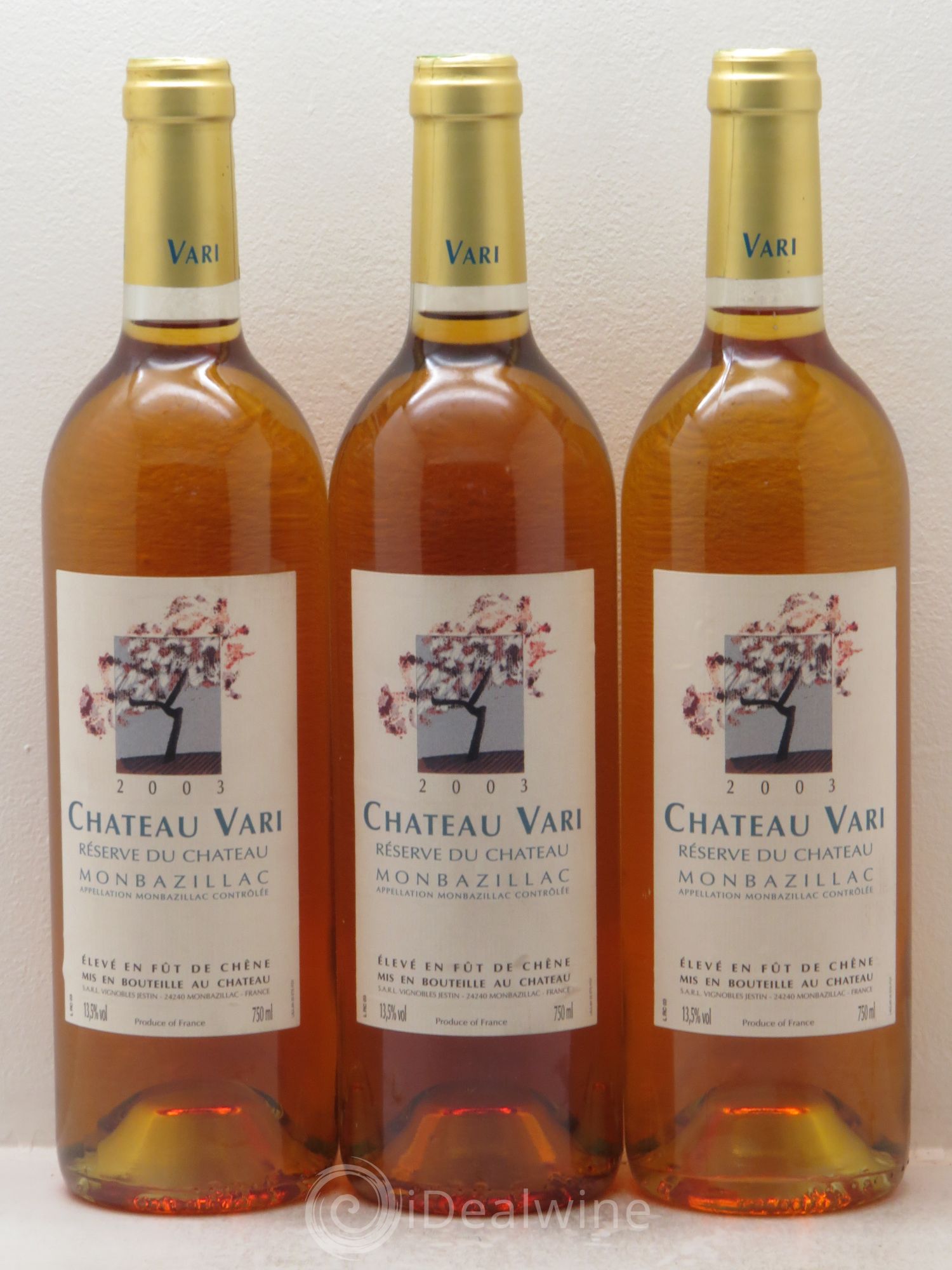 Monbazillac 2003 - Lotto di 3 bottiglie - 0
