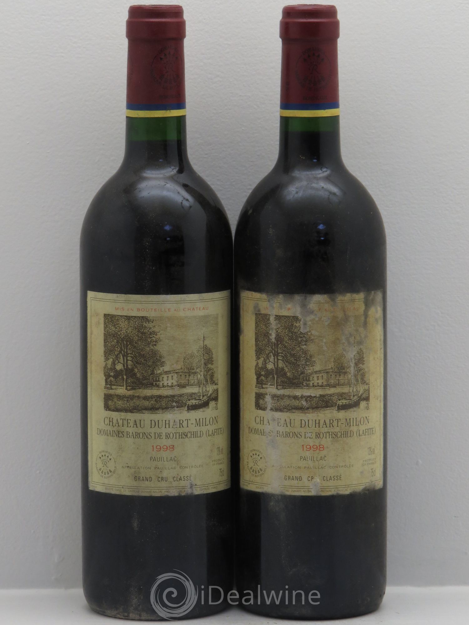 Château Duhart-Milon 4ème Grand Cru Classé 1998 - Lot de 2 bouteilles - 0