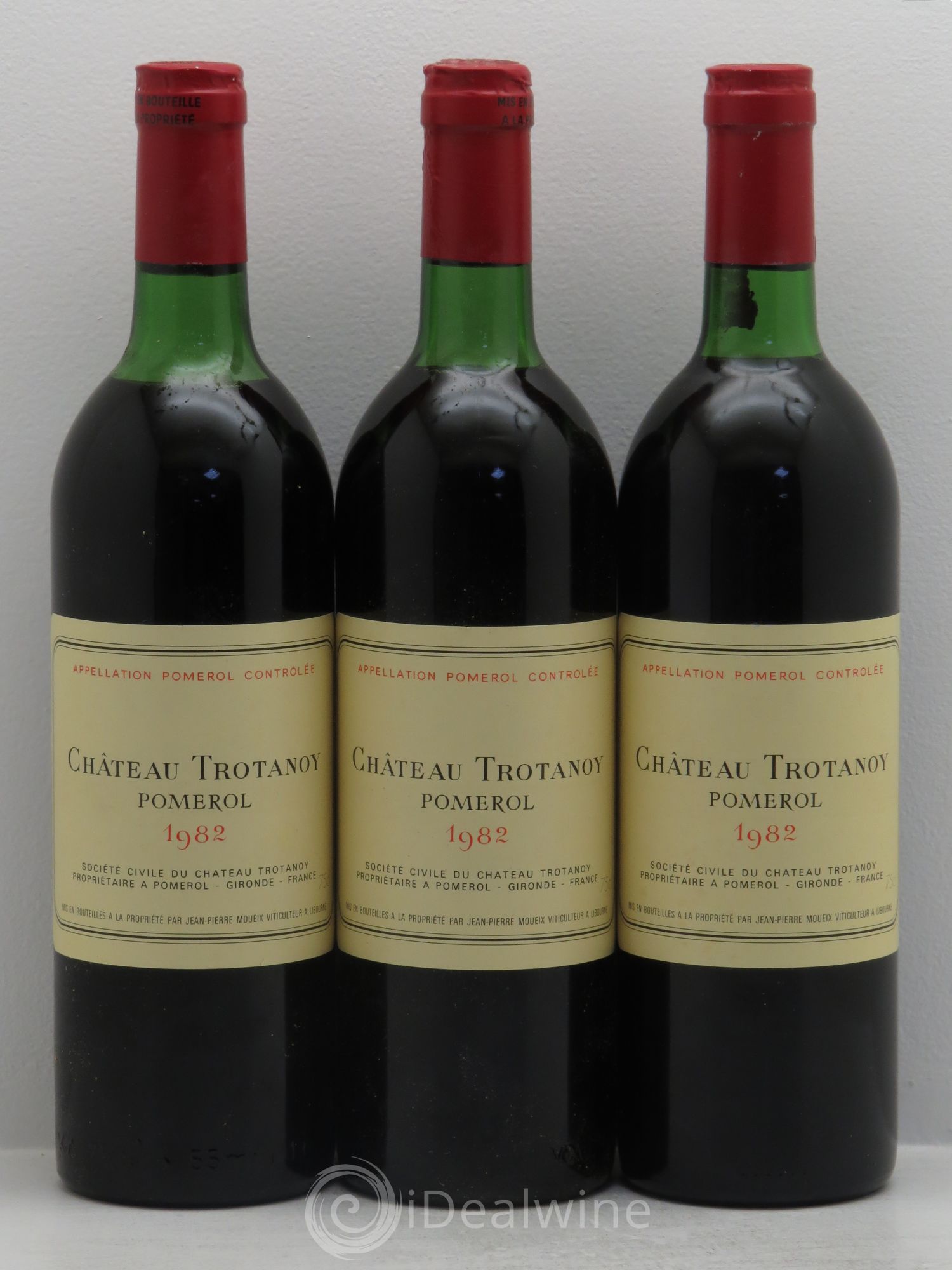 Château Trotanoy 1982 - Lot de 3 bouteilles - 0