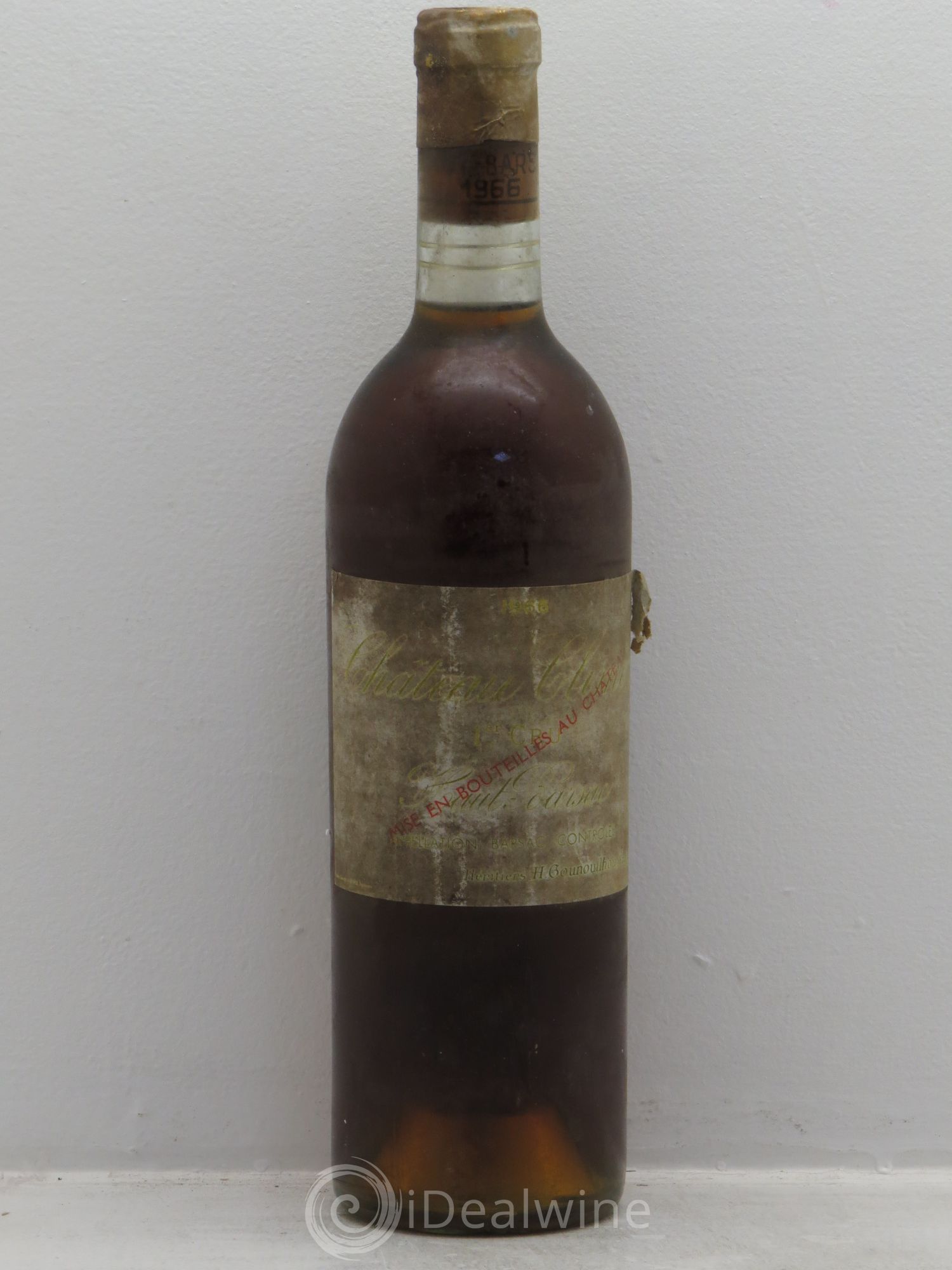Château Climens 1er Grand Cru Classé 1966 - Lotto di 1 bottiglia - 0