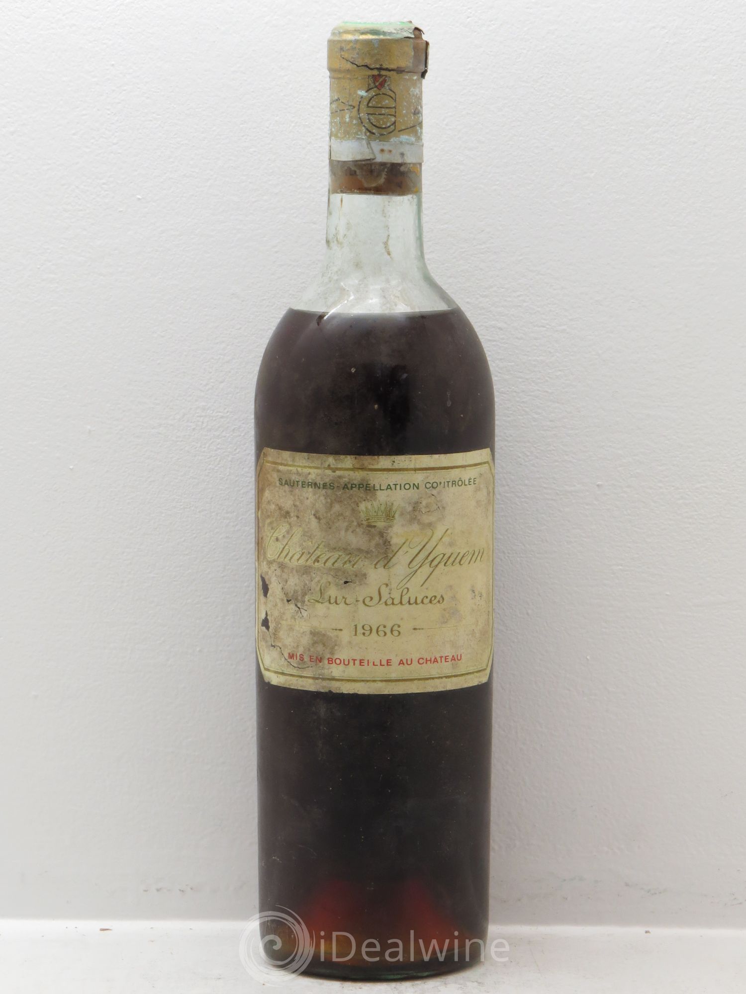 Château d' Yquem 1er Cru Classé Supérieur Mise Eschenauer 1966 - Lotto di 1 bottiglia - 0