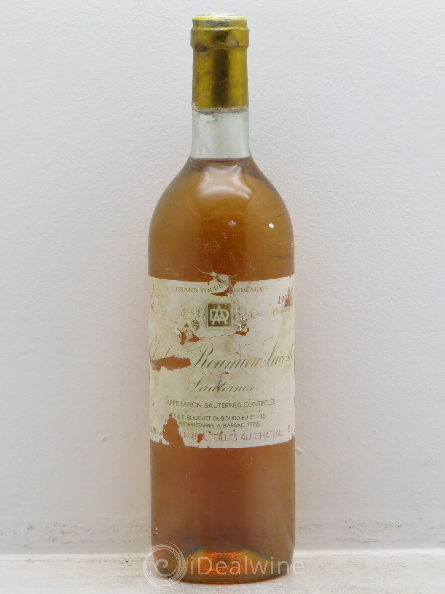 Château Roûmieu-Lacoste Cru Bourgeois (senza prezzo di riserva) 1982 - Lotto di 1 bottiglia - 0