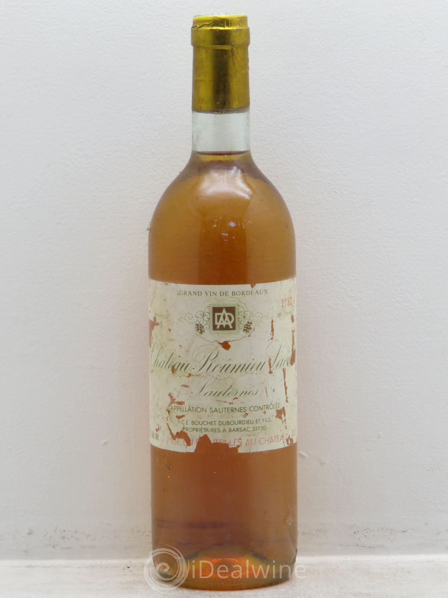 Château Roûmieu-Lacoste Cru Bourgeois 1982 - Posten von 1 Flasche - 0