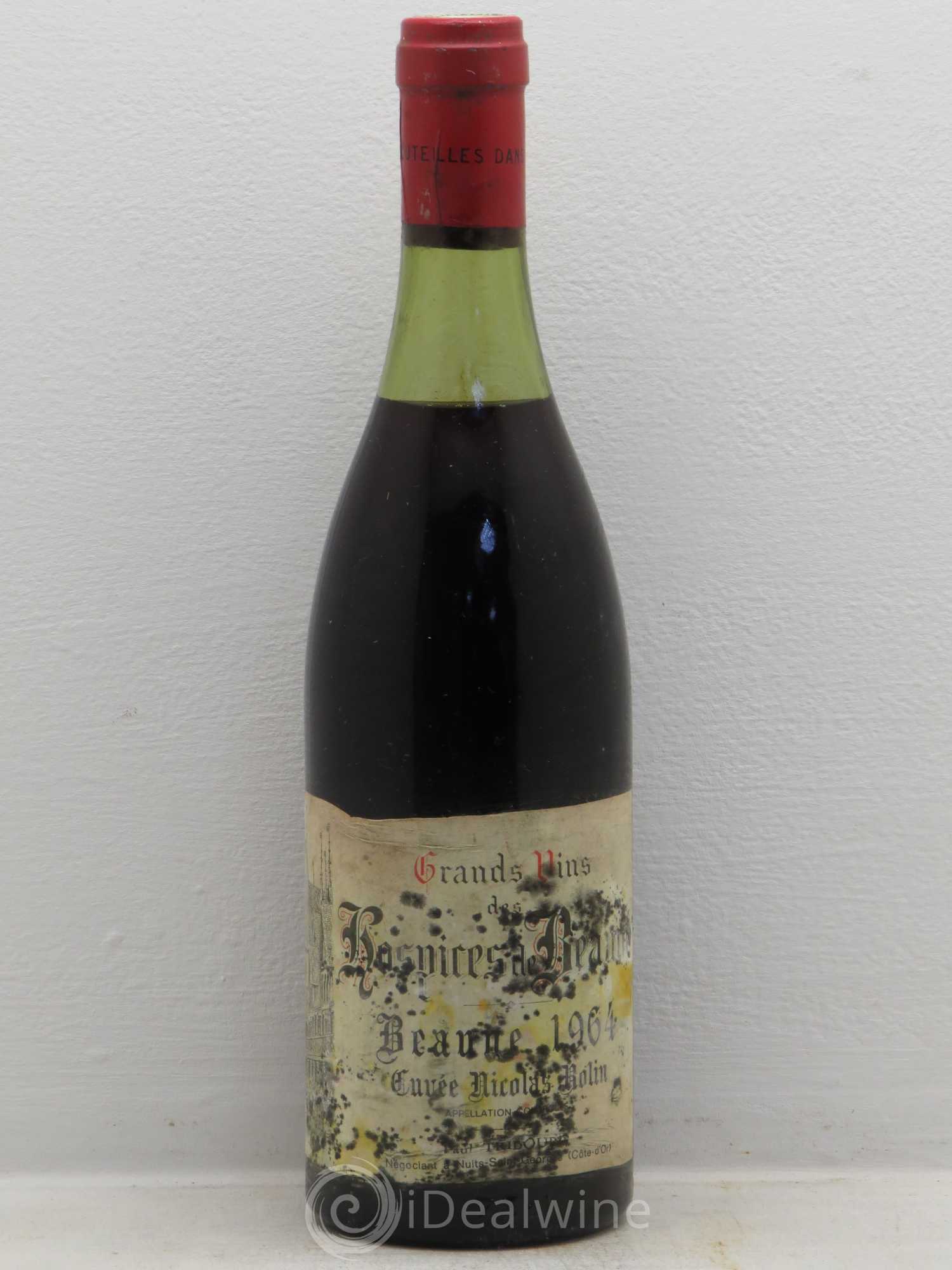 Beaune Cuvée Nicolas Rollin Hospices de Beaune 1964 - Posten von 1 Flasche - 0