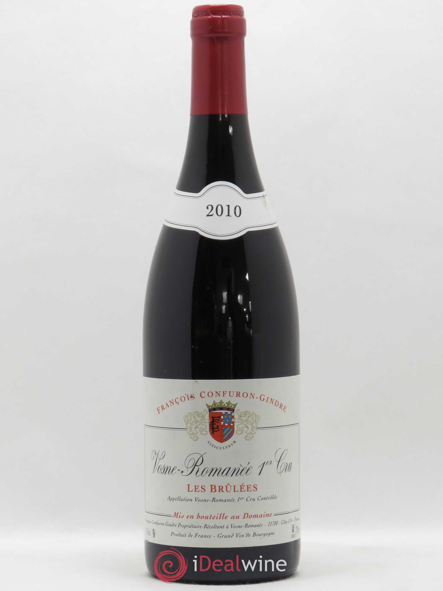 Vosne-Romanée 1er Cru Les Brûlées François Confuron-Gindre 2010 - Lot de 1 bouteille - 0