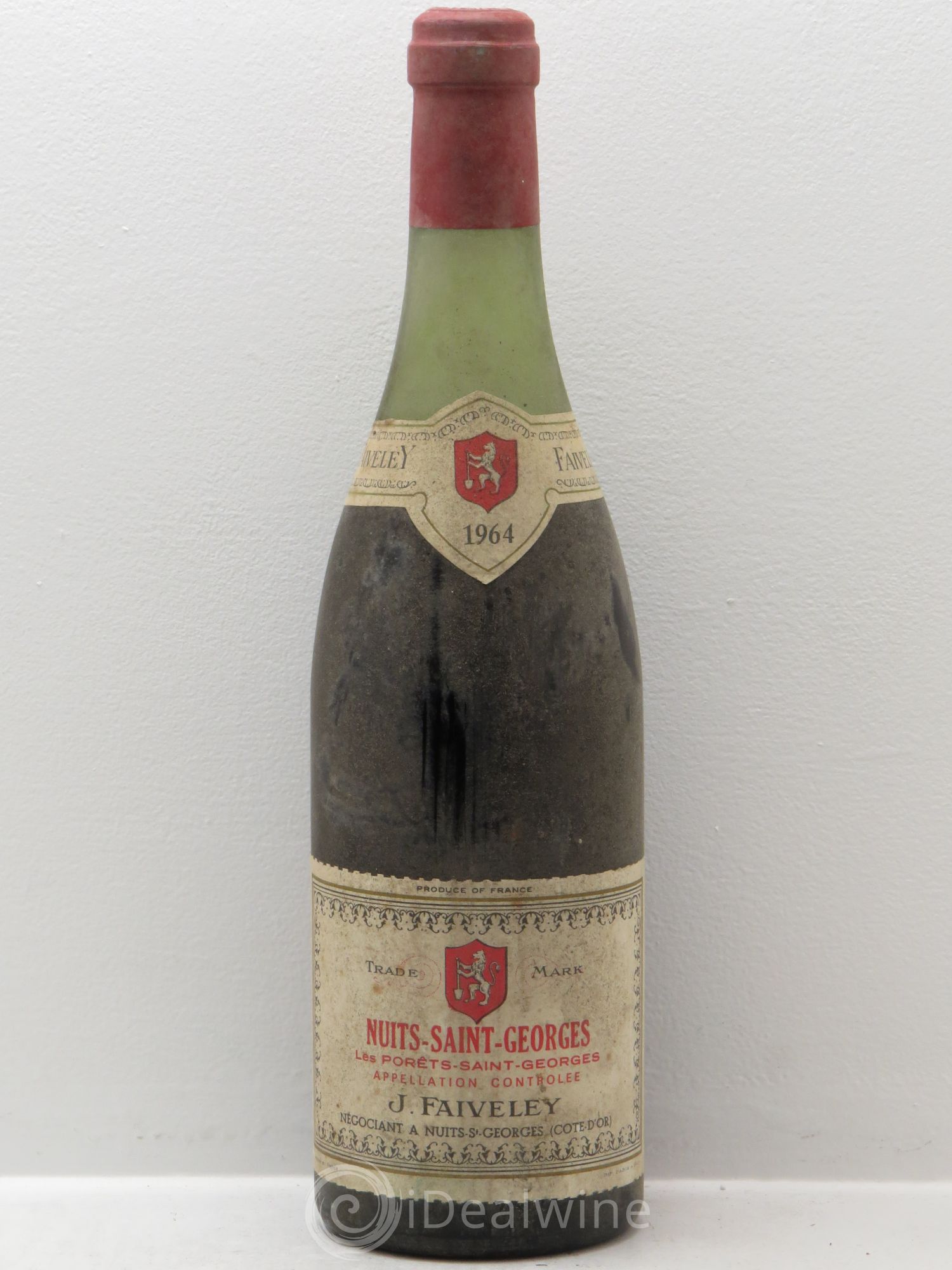 Nuits-Saint-Georges 1er Cru Les Porêts Saint-Georges Faiveley 1964 - Lot de 1 bouteille - 0