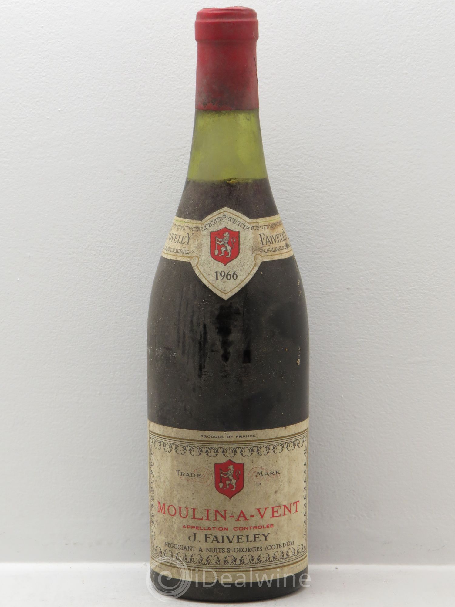 Moulin-à-Vent Domaine Joseph Faiveley 1966 - Lot de 1 bouteille - 0