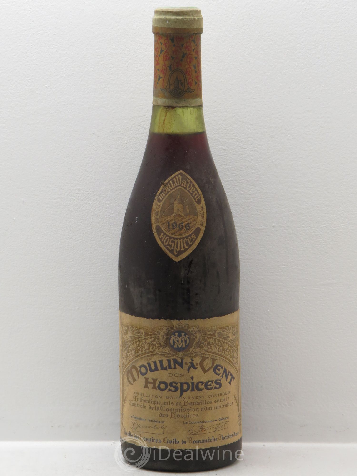 Moulin-à-Vent Des Hospices 1966 - Posten von 1 Flasche - 0