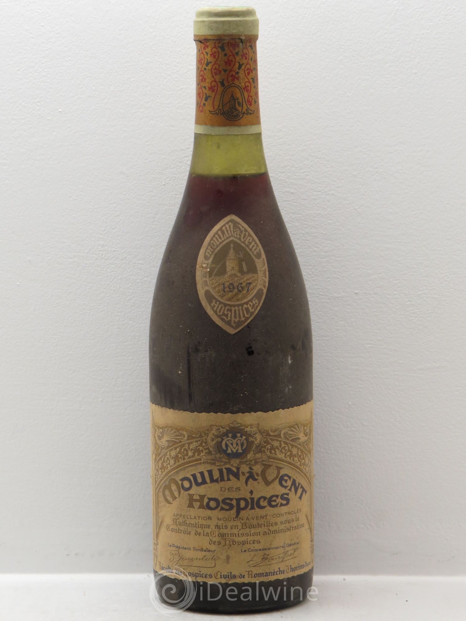 Moulin-à-Vent Des Hospices 1967 - Posten von 1 Flasche - 0