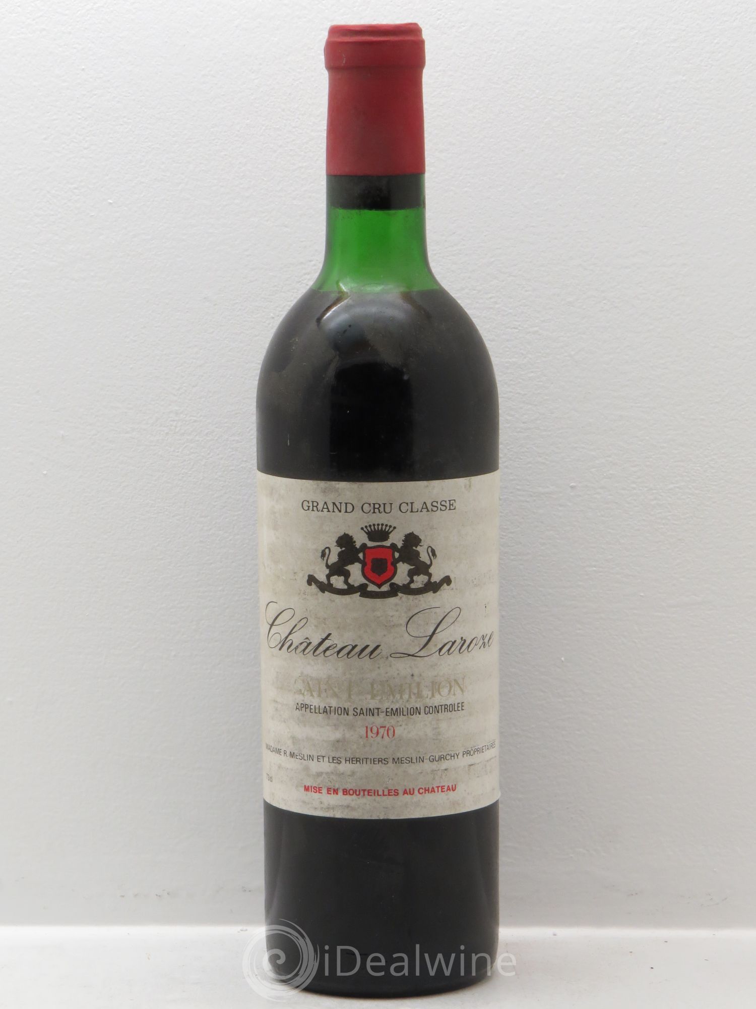 Château Laroze Grand Cru Classé 1970 - Lot de 1 bouteille - 0
