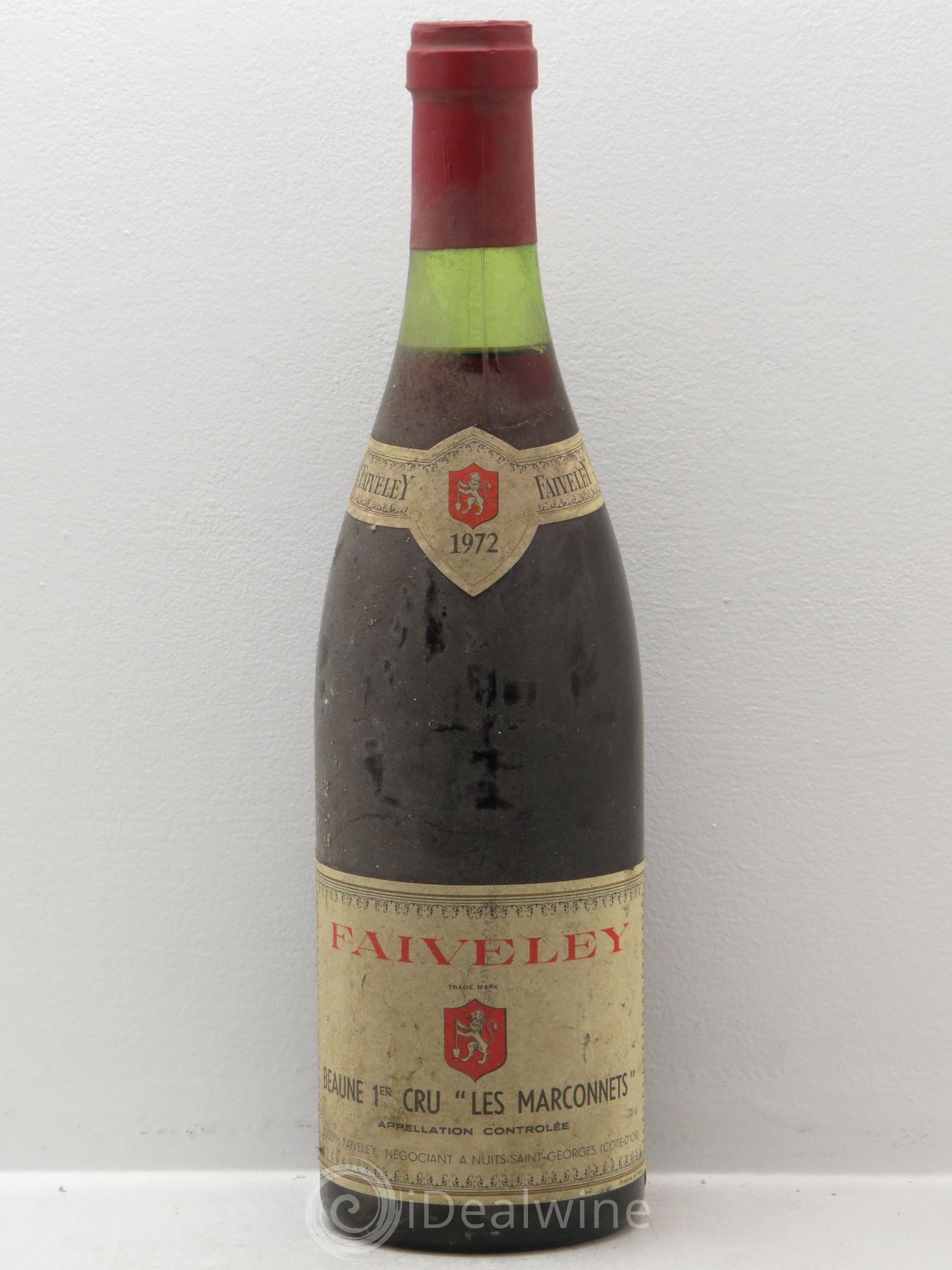 Beaune 1er Cru Domaine Joseph Faiveley 1972 - Lot de 1 bouteille - 0