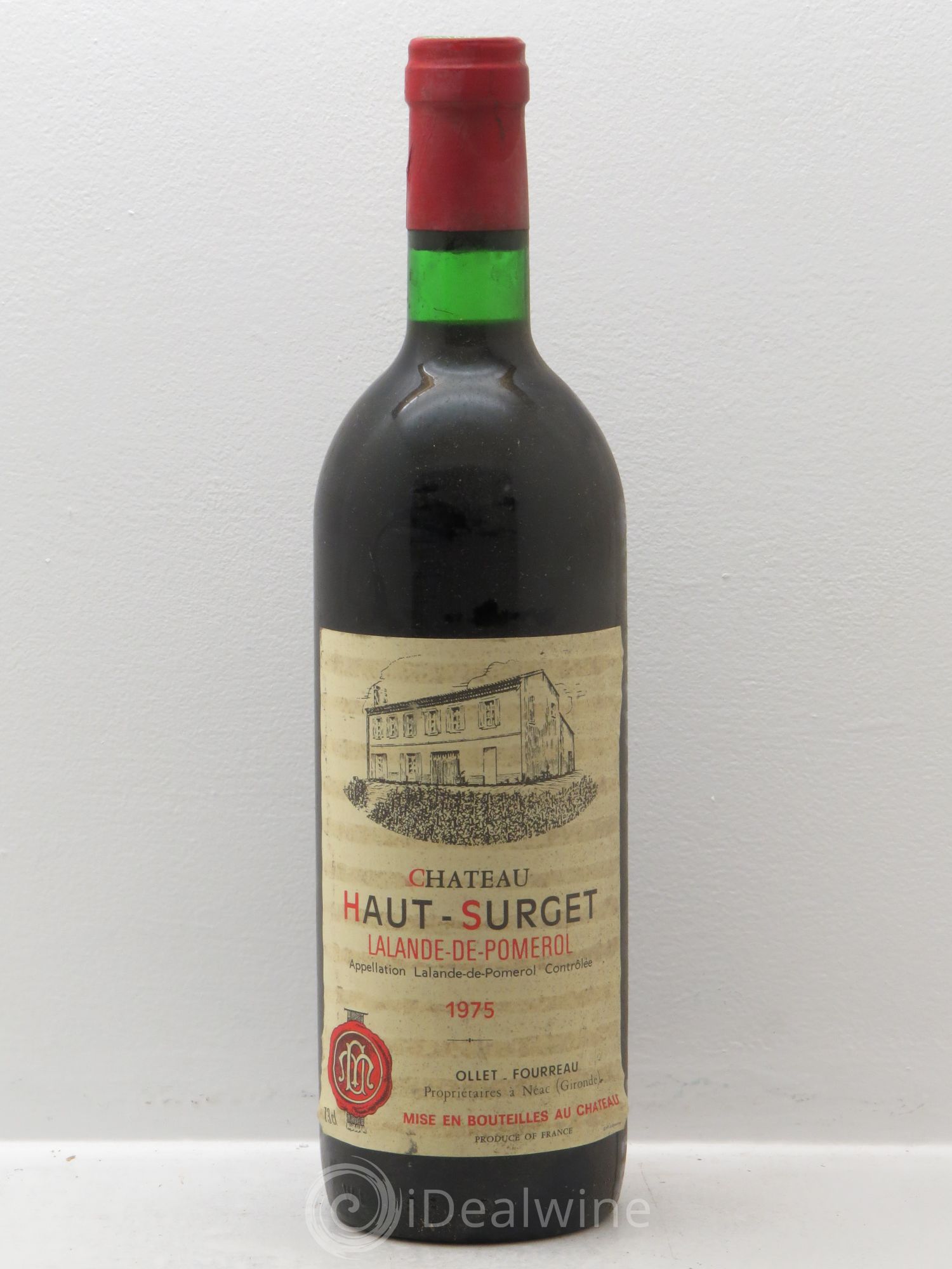Bordeaux Château Haut Surget - Lalande de Pomerol 1975 - Posten von 1 Flasche - 0