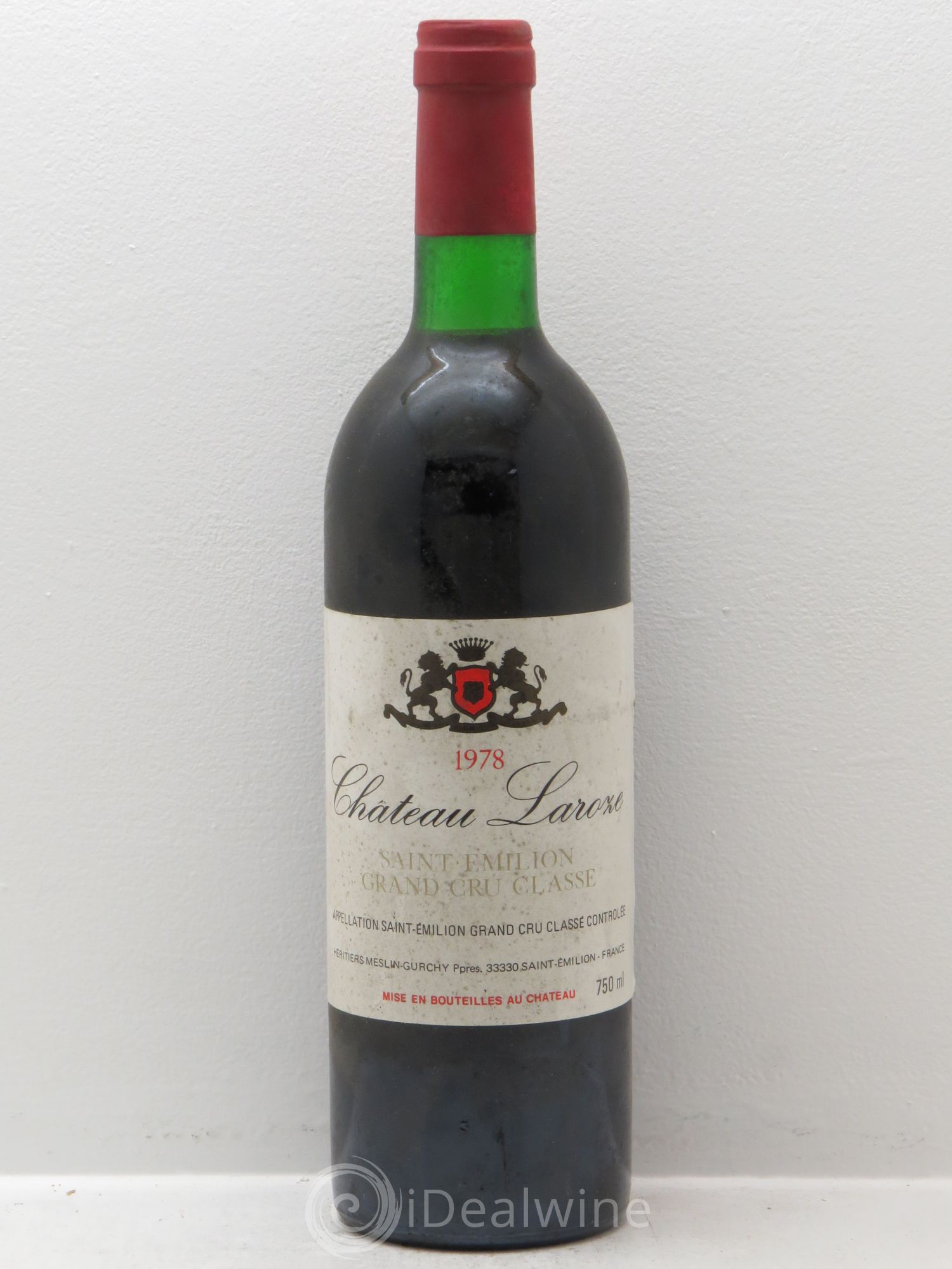 Château Laroze Grand Cru Classé 1978 - Lot de 1 bouteille - 0