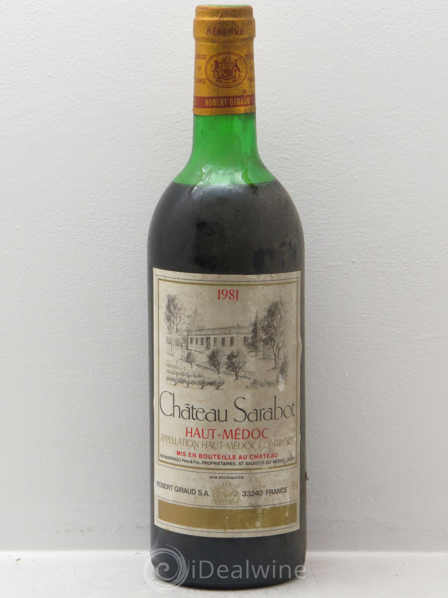 Haut Médoc Château Sarabot (sans prix de réserve) 1981 - Posten von 6 Flaschen - 0