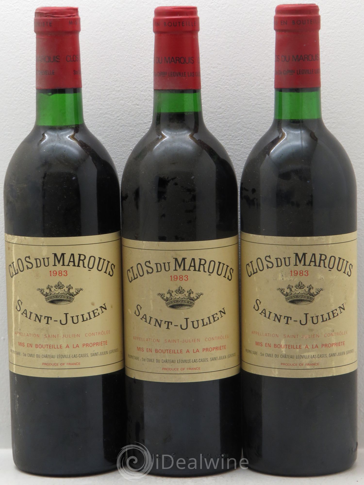 Clos du Marquis 1983 - Lot de 3 bouteilles - 0