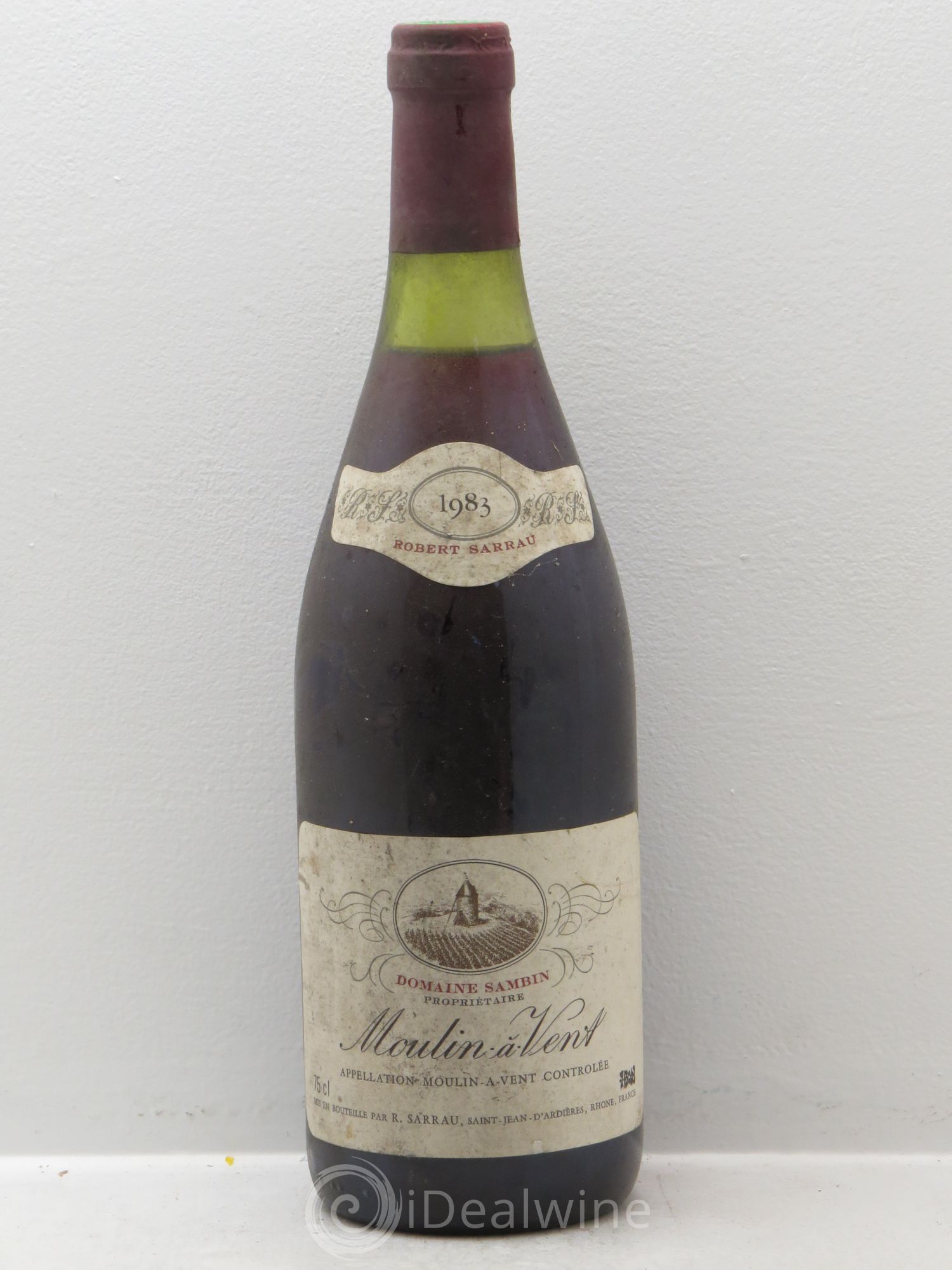 Moulin-à-Vent Robert Sarrau - Domaine Sambin 1983 - Posten von 1 Flasche - 0