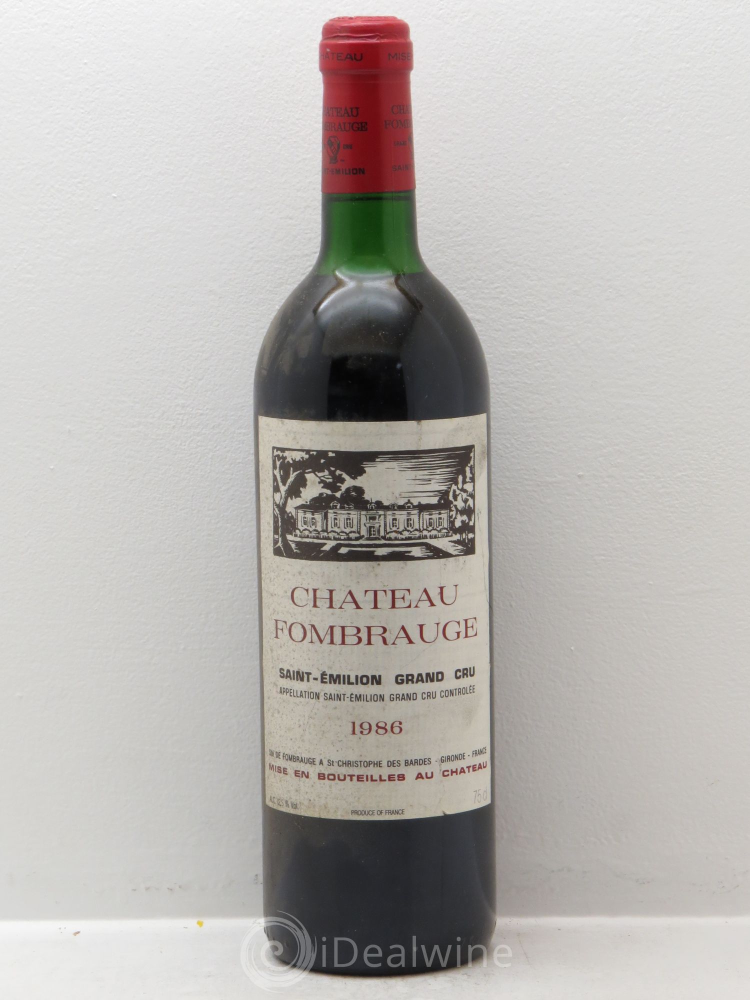 Château Fombrauge Grand Cru Classé 1986 - Lot de 1 bouteille - 0