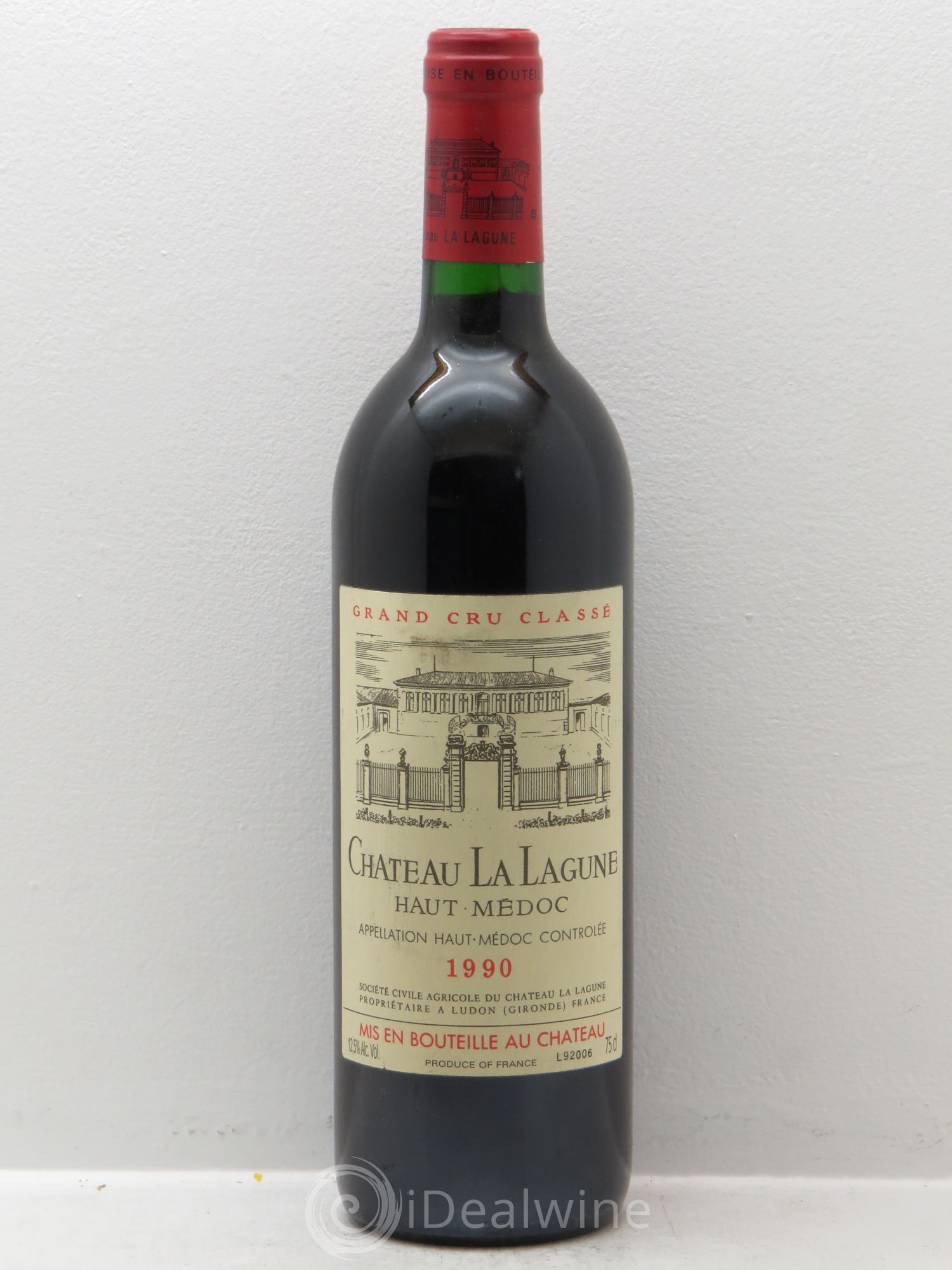 Château la Lagune 3ème Grand Cru Classé 1990 - Lot de 1 bouteille - 0